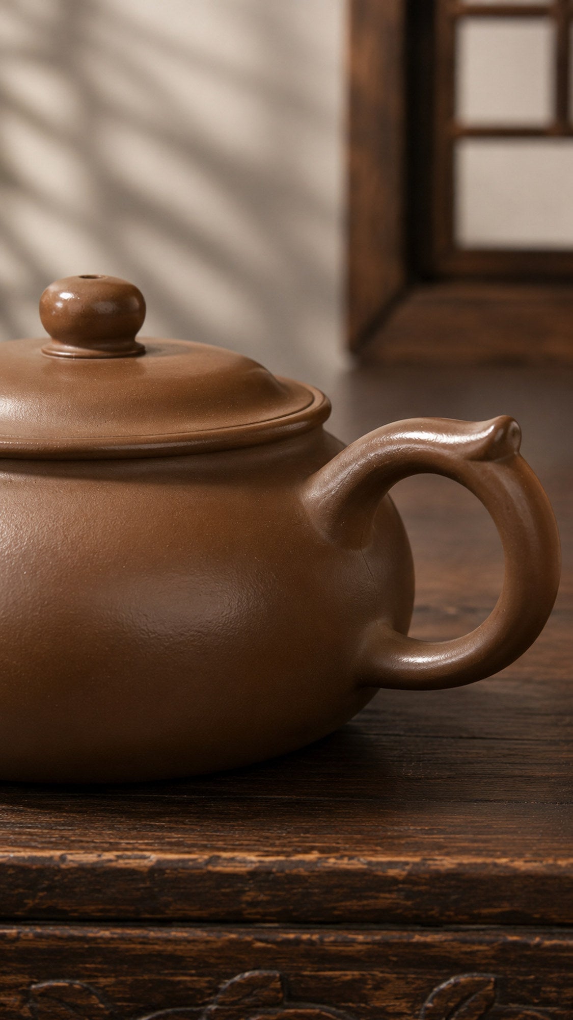 Product view 4 of 160ml Li Mian zisha teapot in Chijin Zini Clay, No. 149