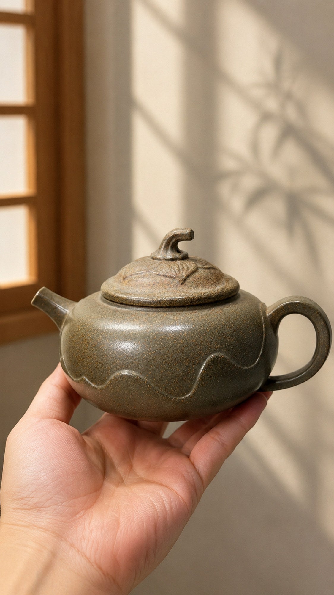 Product view 2 of 180ml Lianyun zisha teapot in Xiekeqing Clay, No. 194