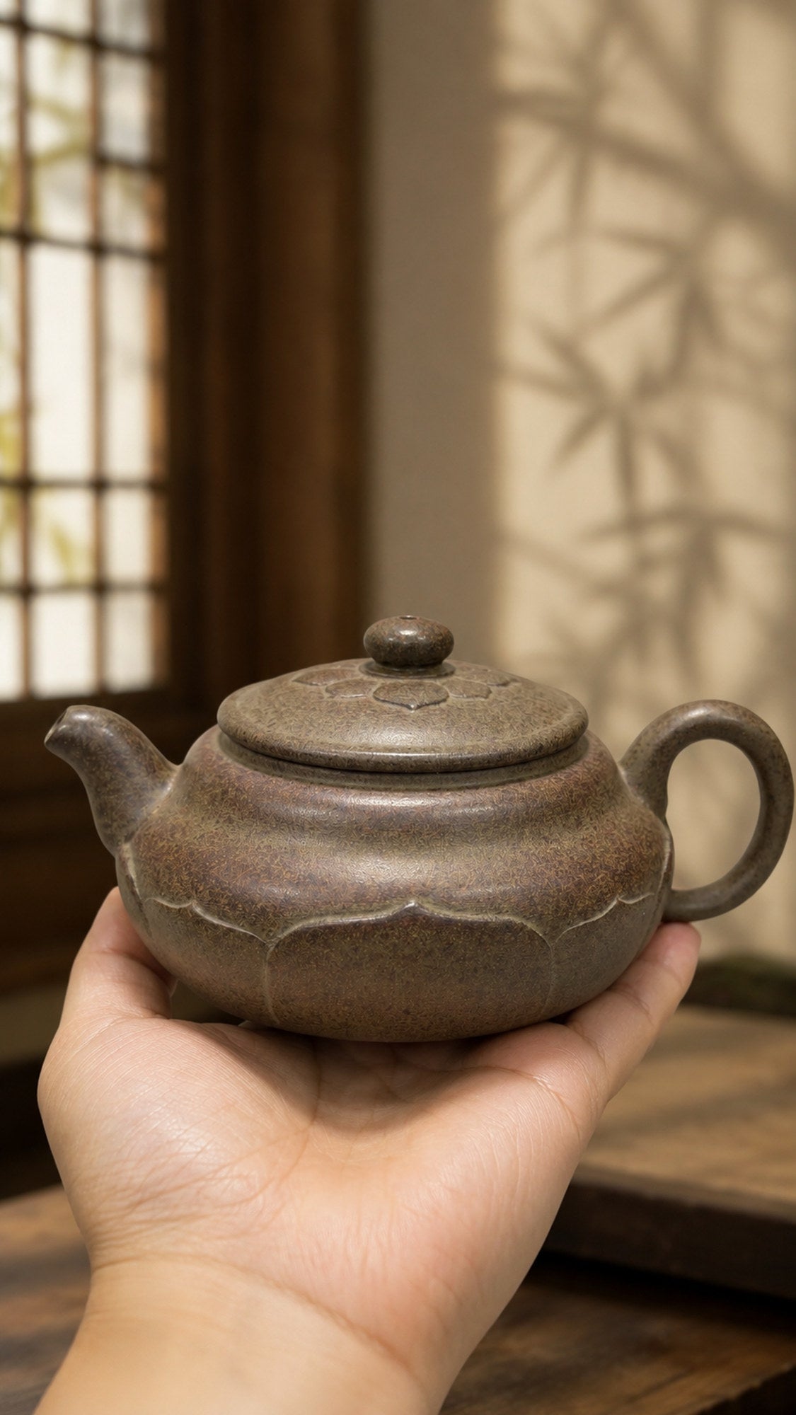 Product view 2 of 180ml Lianyun zisha teapot in Xiekeqing Clay, No. 203