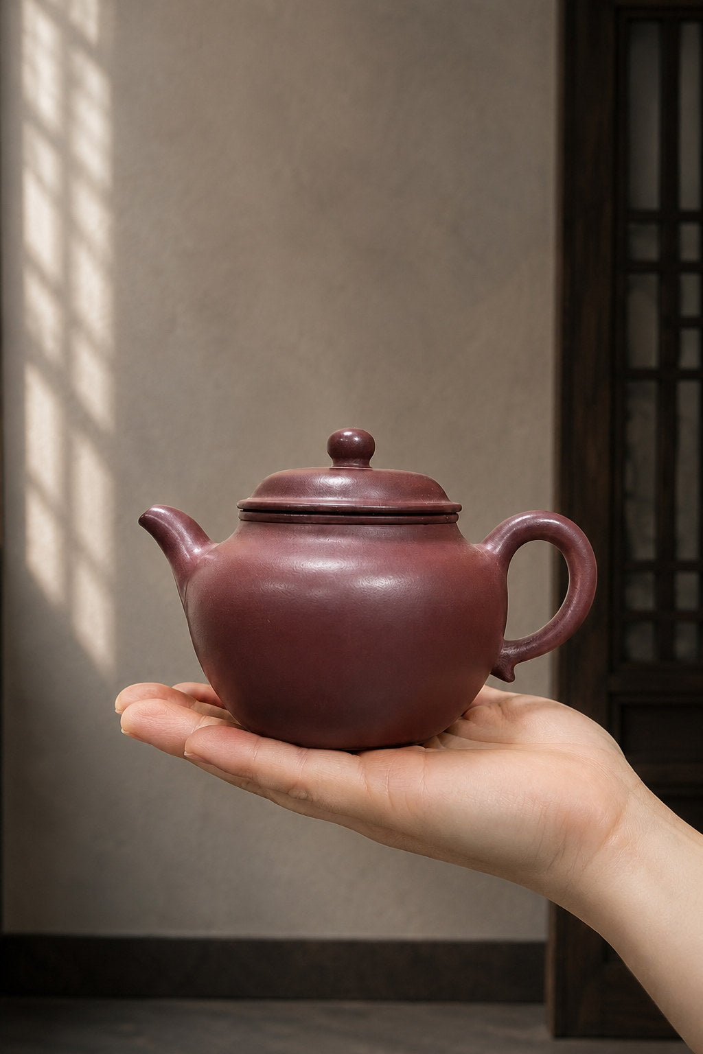 Product view 2 of 110ml Lianzi zisha teapot in Longxuesha Clay, No. 067