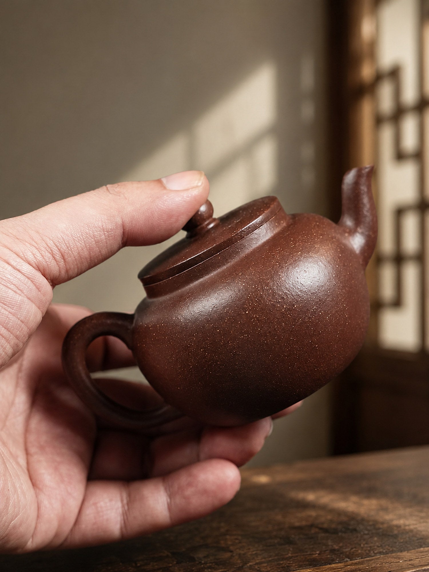 Product view 1 of 150ml Lianzi zisha teapot in Zini Clay, No. 438