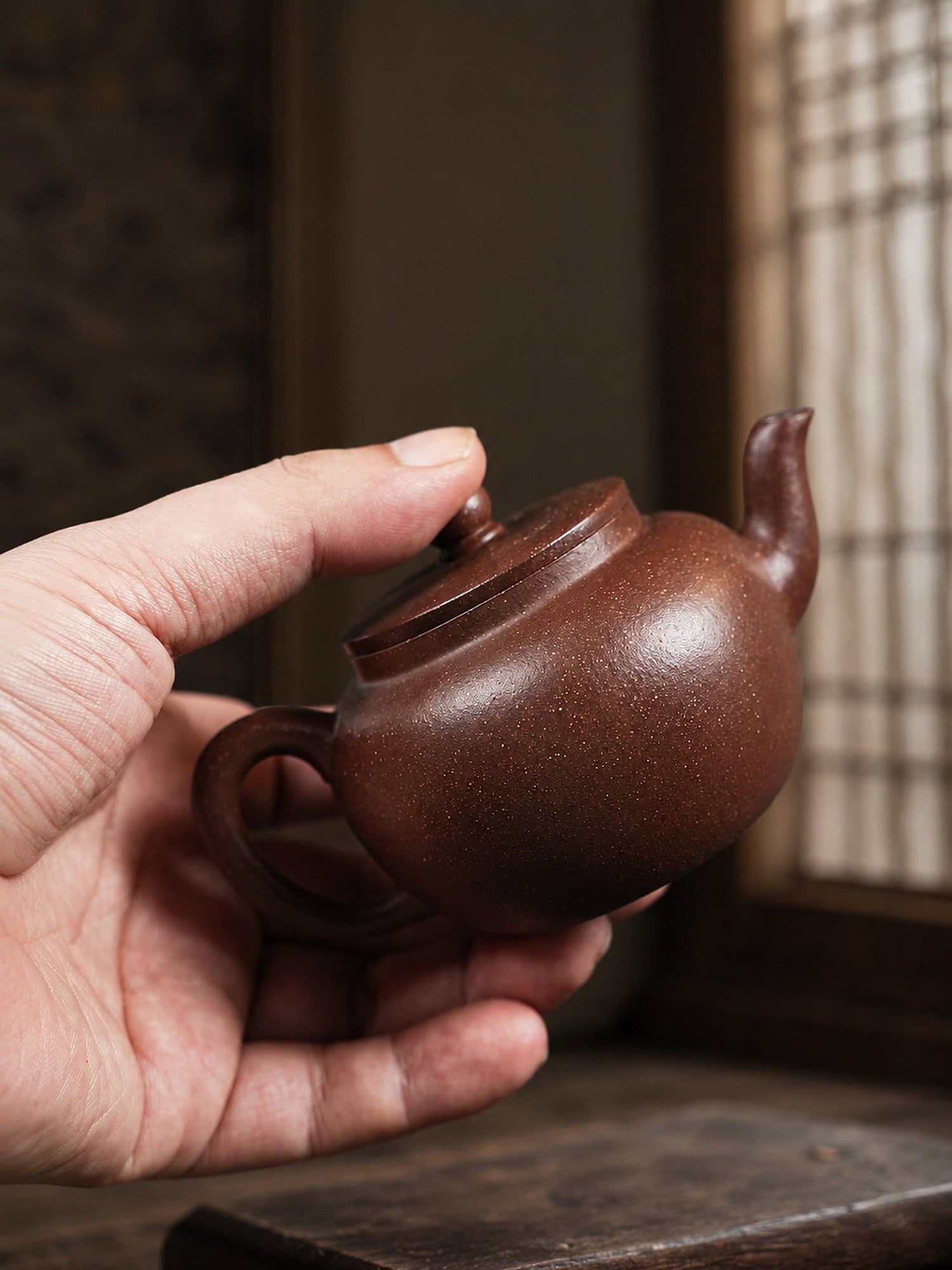 Product view 2 of 150ml Lianzi zisha teapot in Zini Clay, No. 438