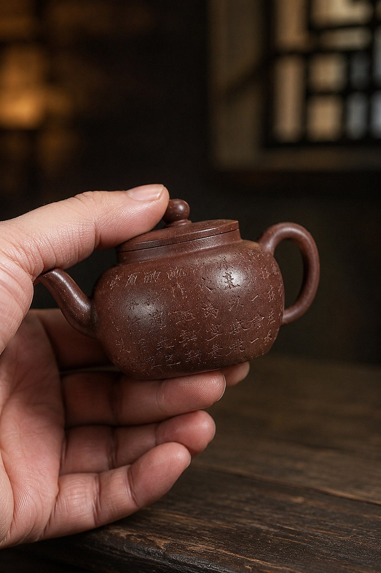Product view 3 of 150ml Lianzi zisha teapot in Zini Clay, No. 438