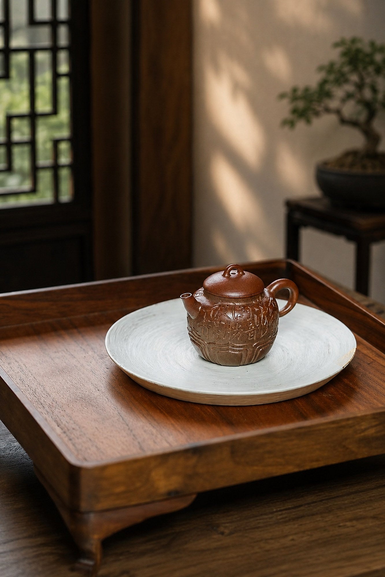 Product view 2 of 110ml Ling Hua Fan Lian zisha teapot in Jiangponi Clay, No. 261