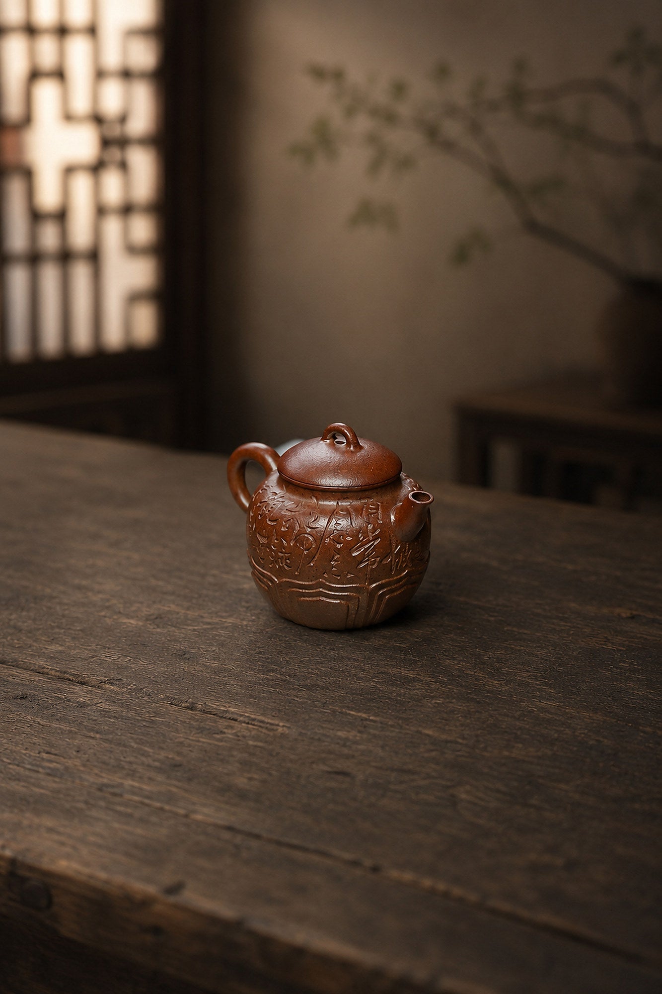 Product view 5 of 110ml Ling Hua Fan Lian zisha teapot in Jiangponi Clay, No. 261