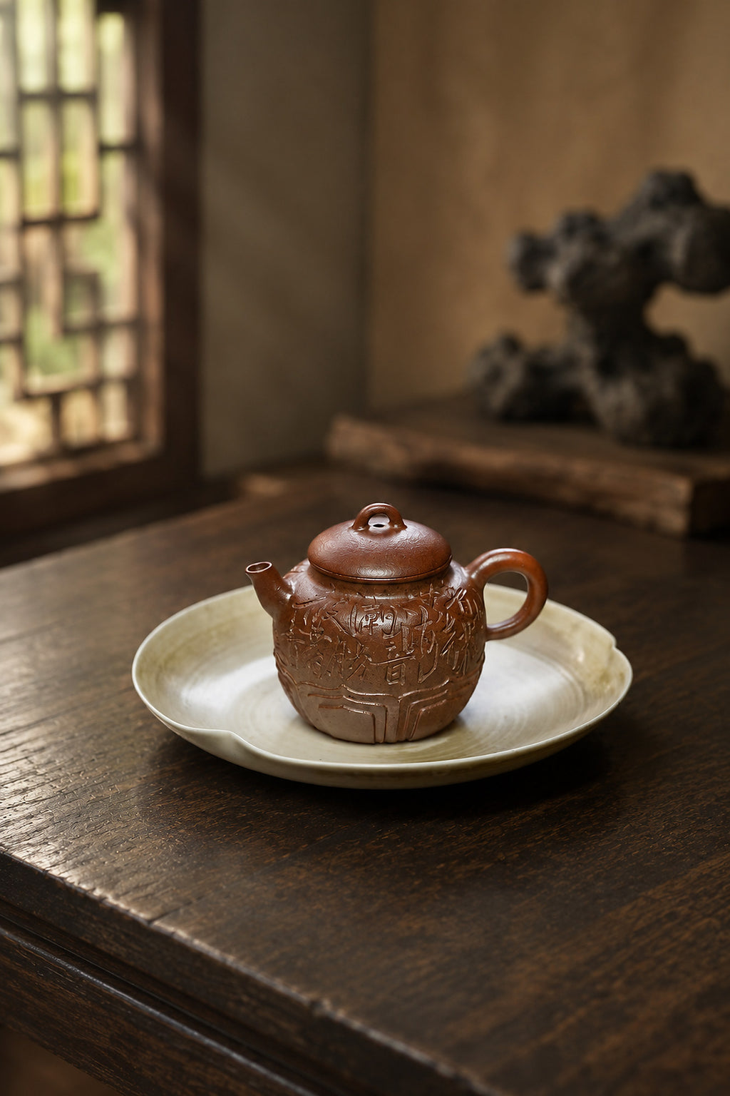 Product view 8 of 110ml Ling Hua Fan Lian zisha teapot in Jiangponi Clay, No. 261