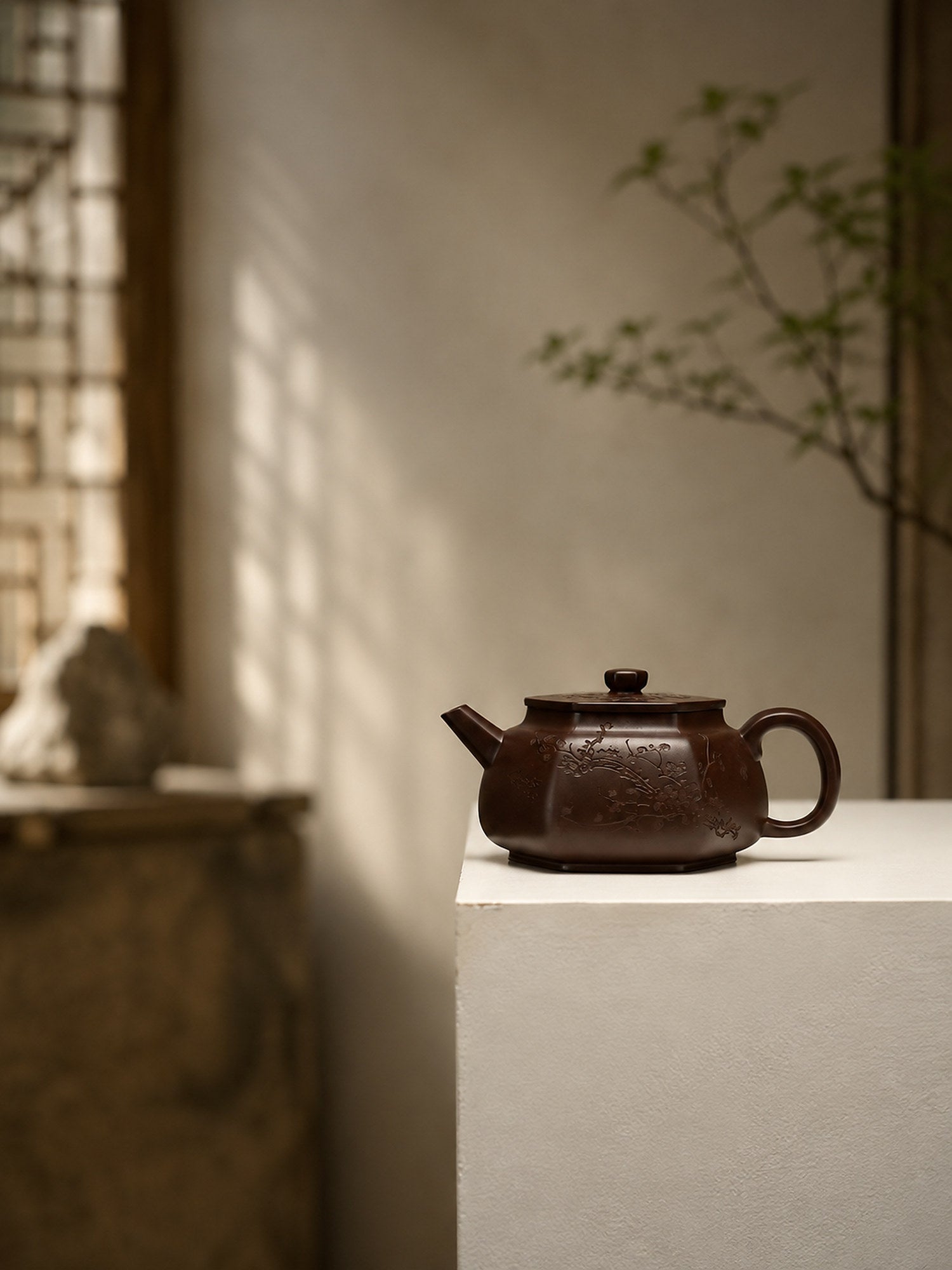 Product view 5 of 150ml Liu Fang Yu Jing zisha teapot in Aged Zini Clay, No. 252