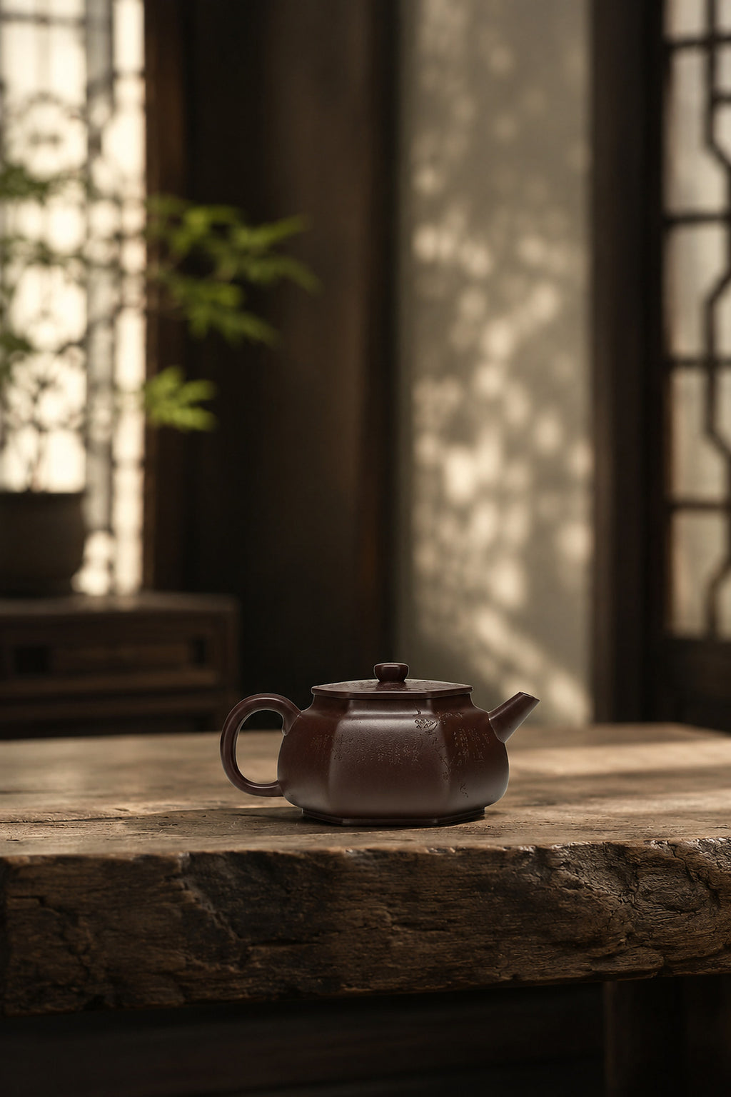Product view 8 of 150ml Liu Fang Yu Jing zisha teapot in Aged Zini Clay, No. 252