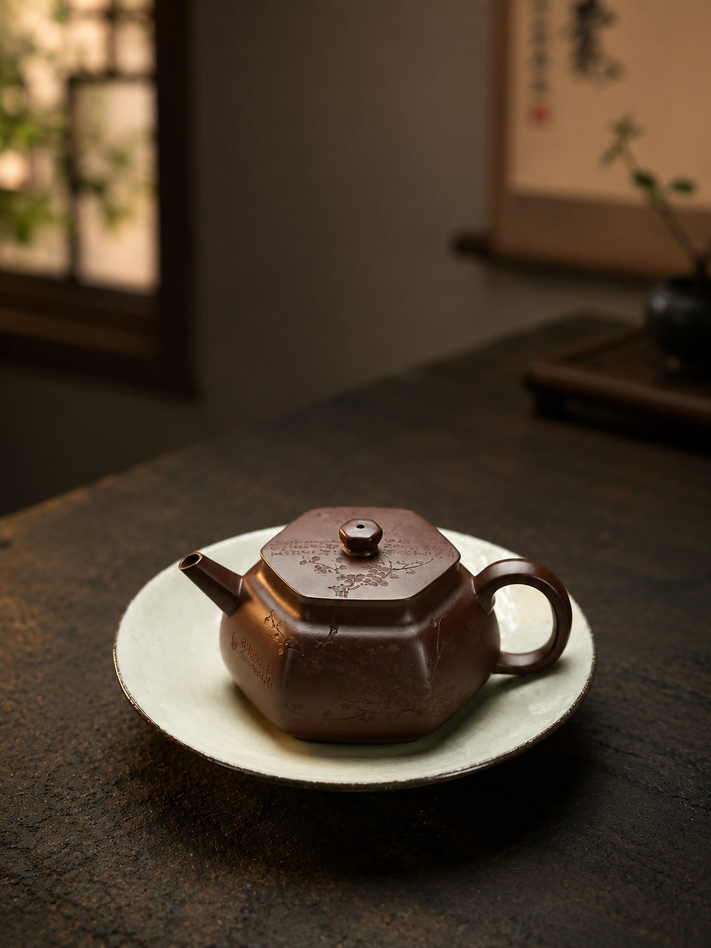 Product view 9 of 150ml Liu Fang Yu Jing zisha teapot in Aged Zini Clay, No. 252