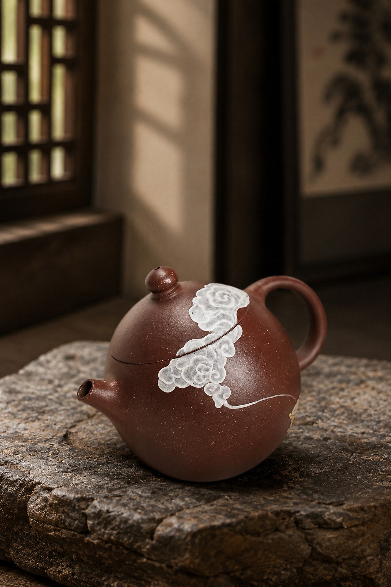 Product view 3 of 100ml Longdan zisha teapot in Aged Zini Clay, No. 345