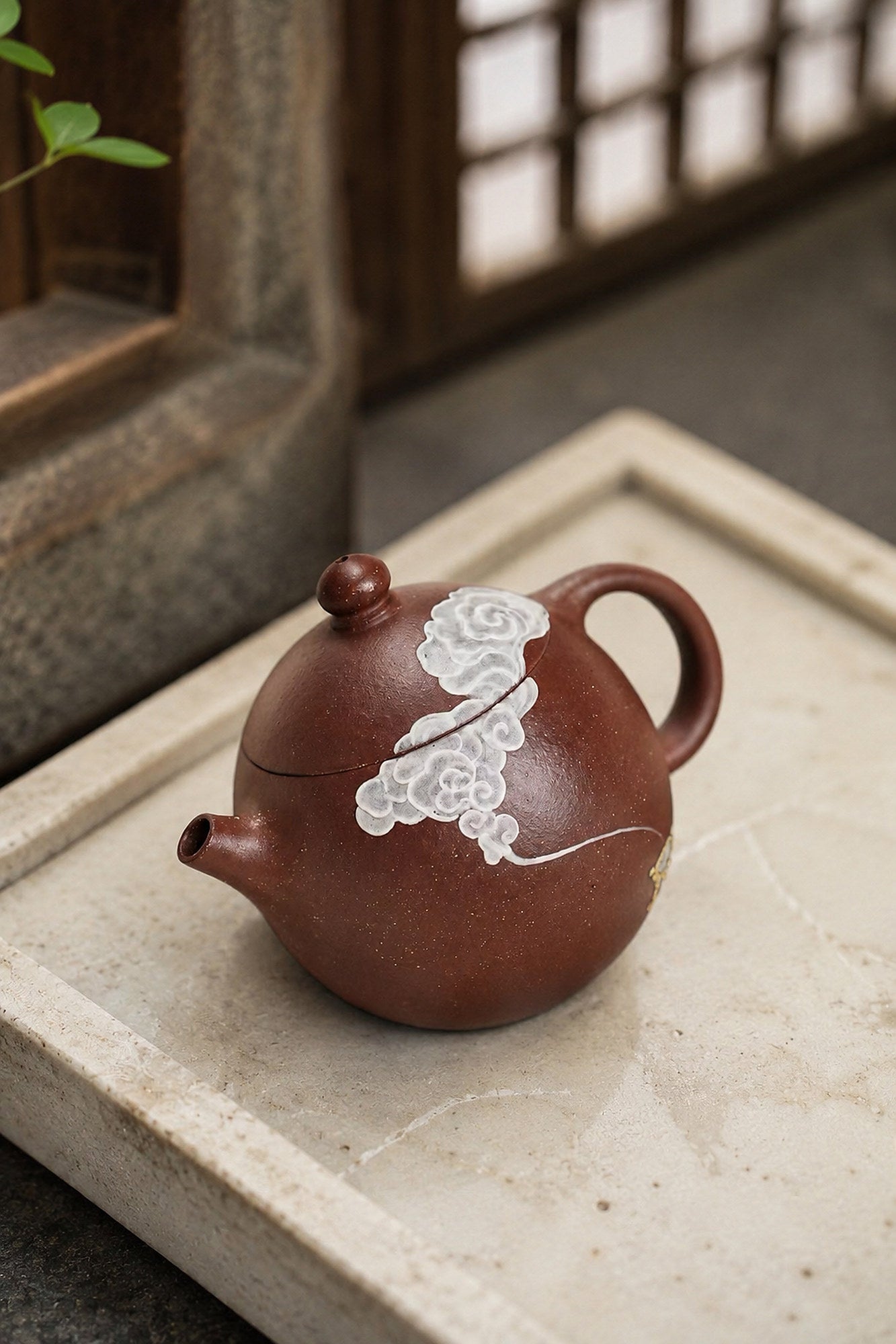 Product view 4 of 100ml Longdan zisha teapot in Aged Zini Clay, No. 345