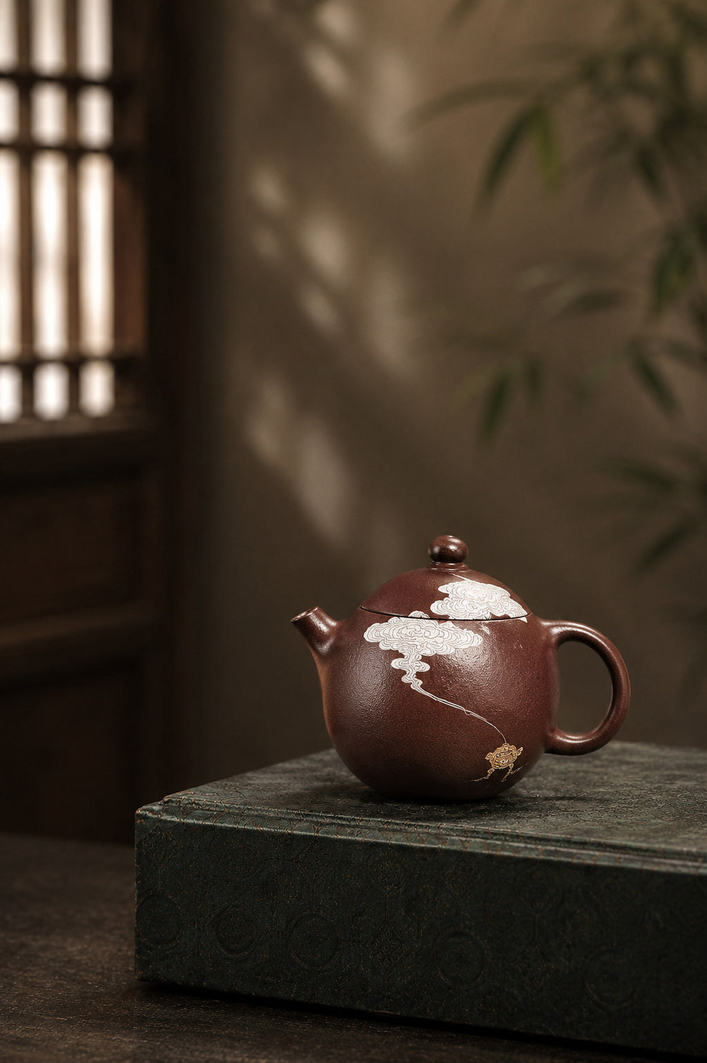 Product view 7 of 100ml Longdan zisha teapot in Aged Zini Clay, No. 345