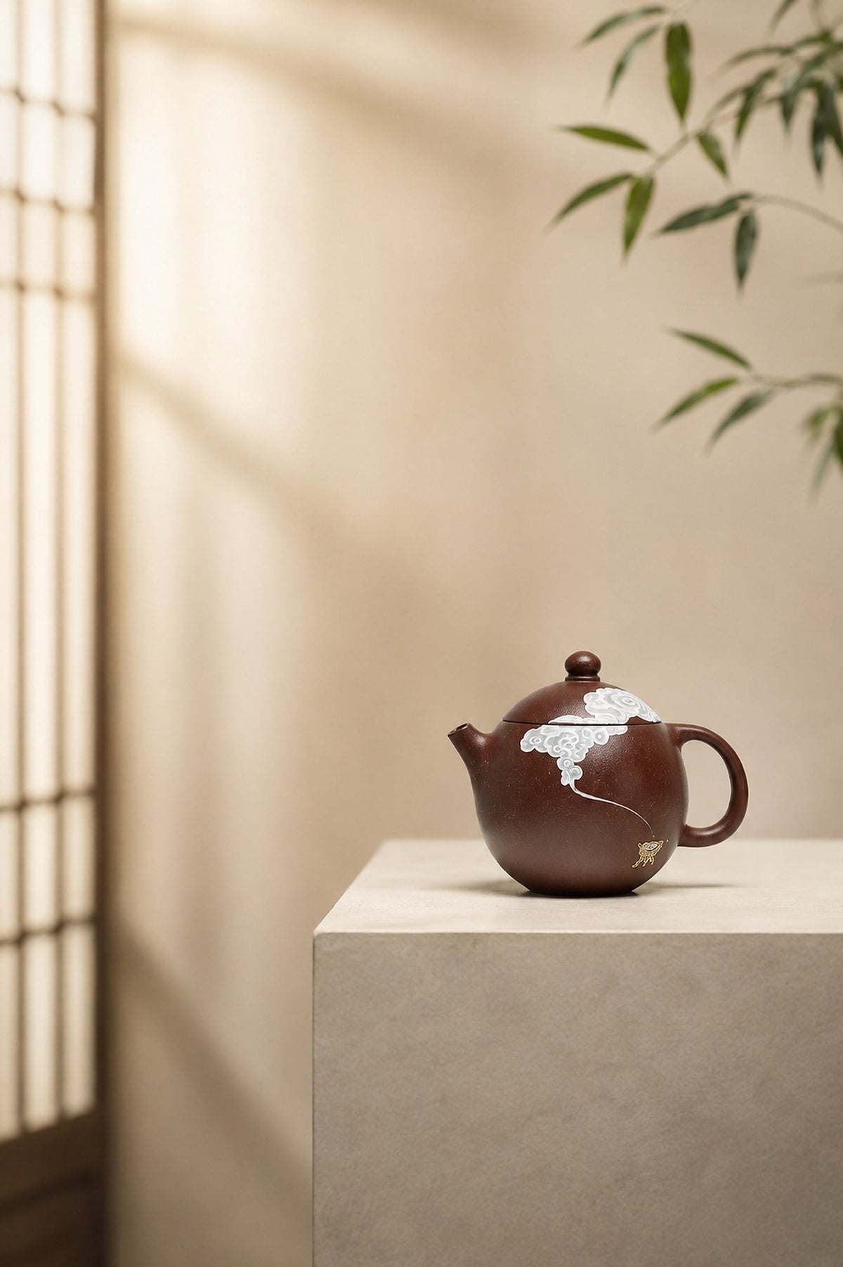 Product view 9 of 100ml Longdan zisha teapot in Aged Zini Clay, No. 345