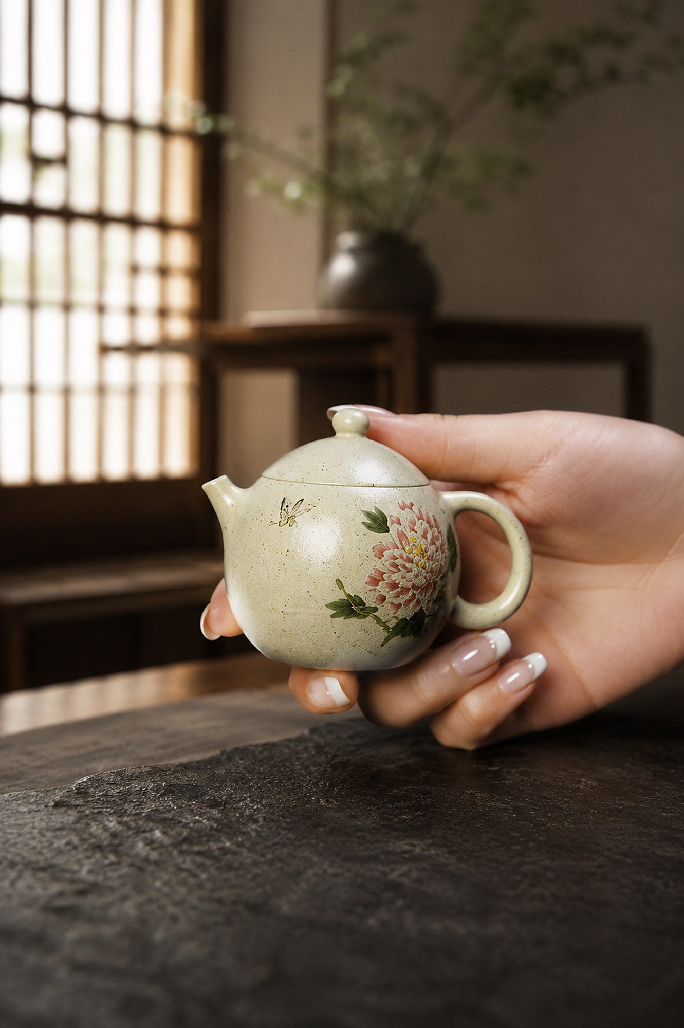 Product view 2 of 100ml Longdan zisha teapot in Baiyu Duanni Clay, No. 331