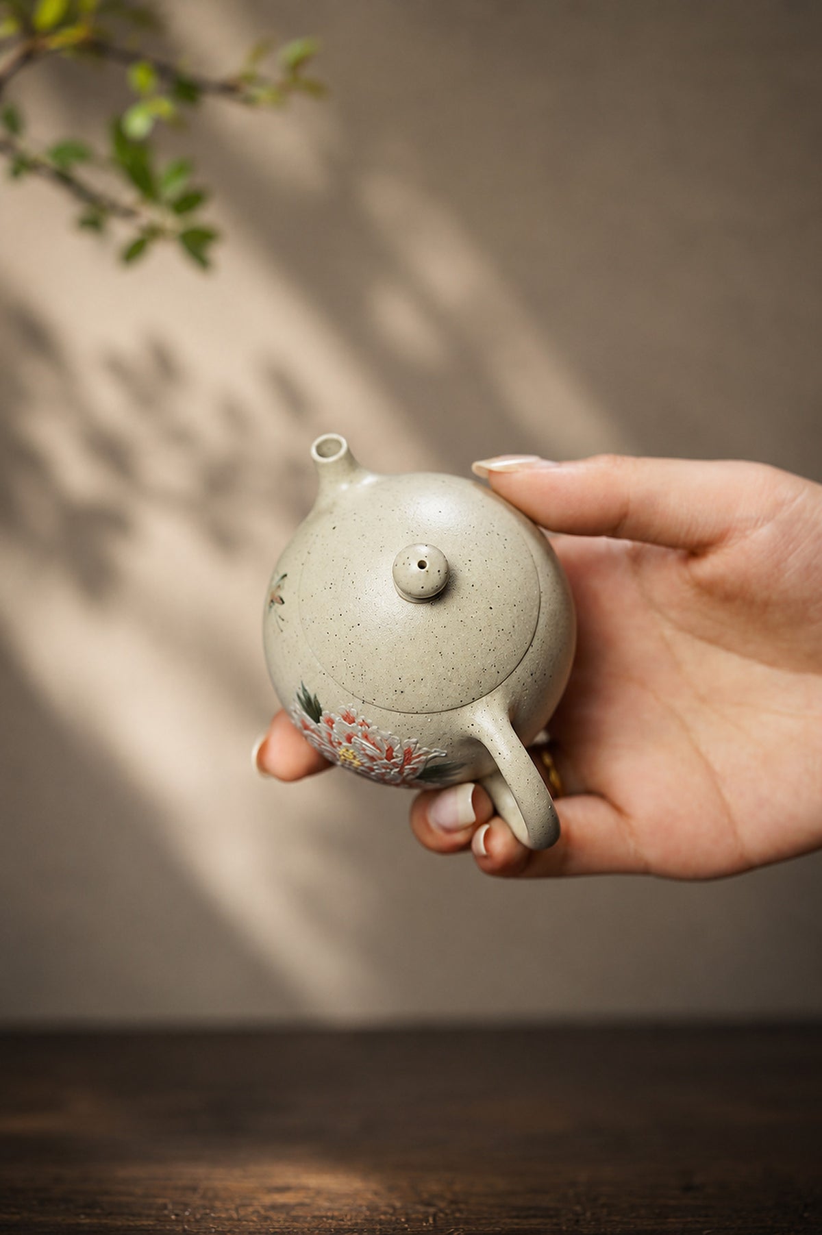 Product view 9 of 100ml Longdan zisha teapot in Baiyu Duanni Clay, No. 331
