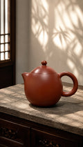 Product view 1 of 120ml Longdan zisha teapot in Dahongpao Clay, No. 218