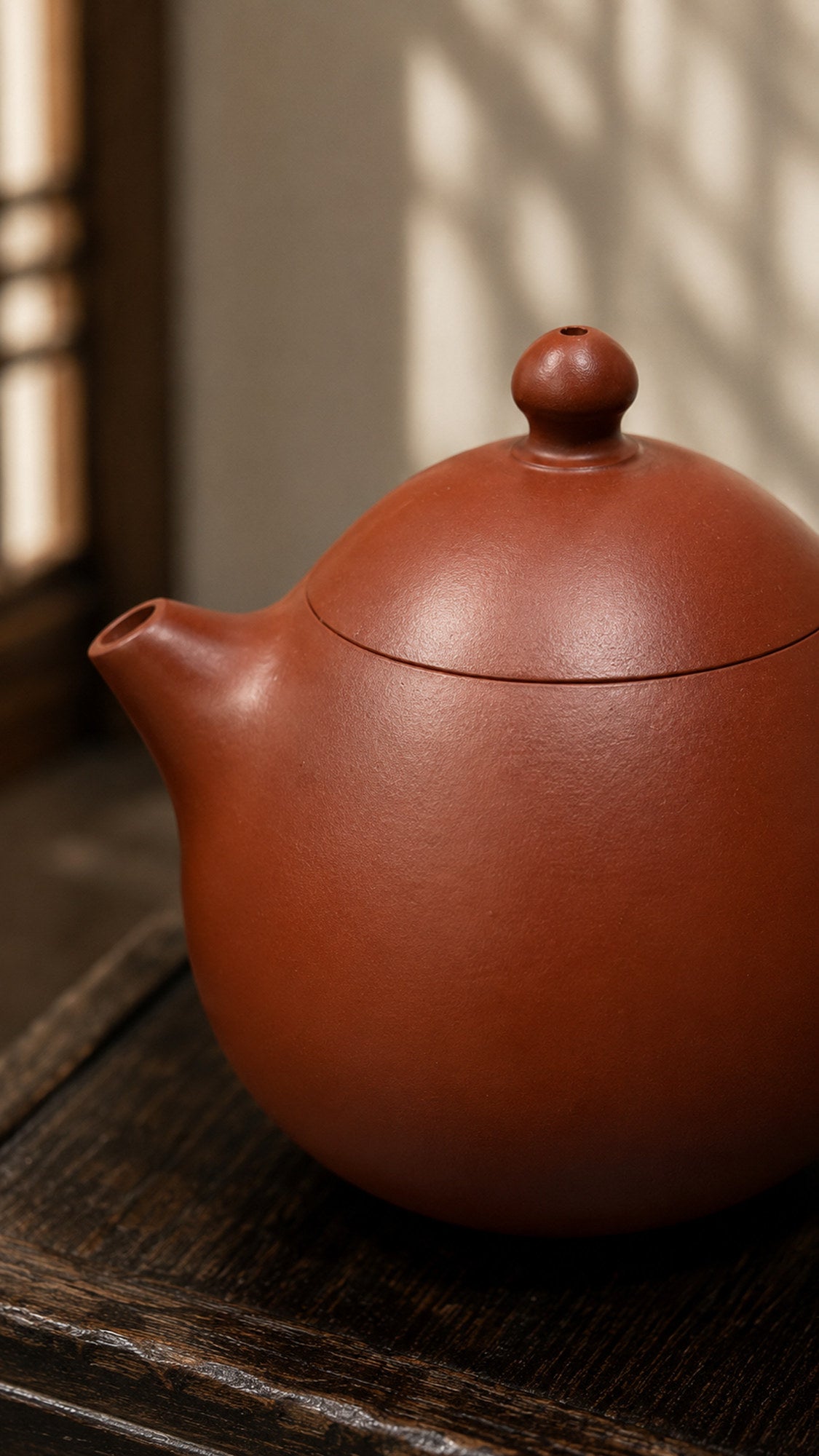 Product view 3 of 120ml Longdan zisha teapot in Dahongpao Clay, No. 218