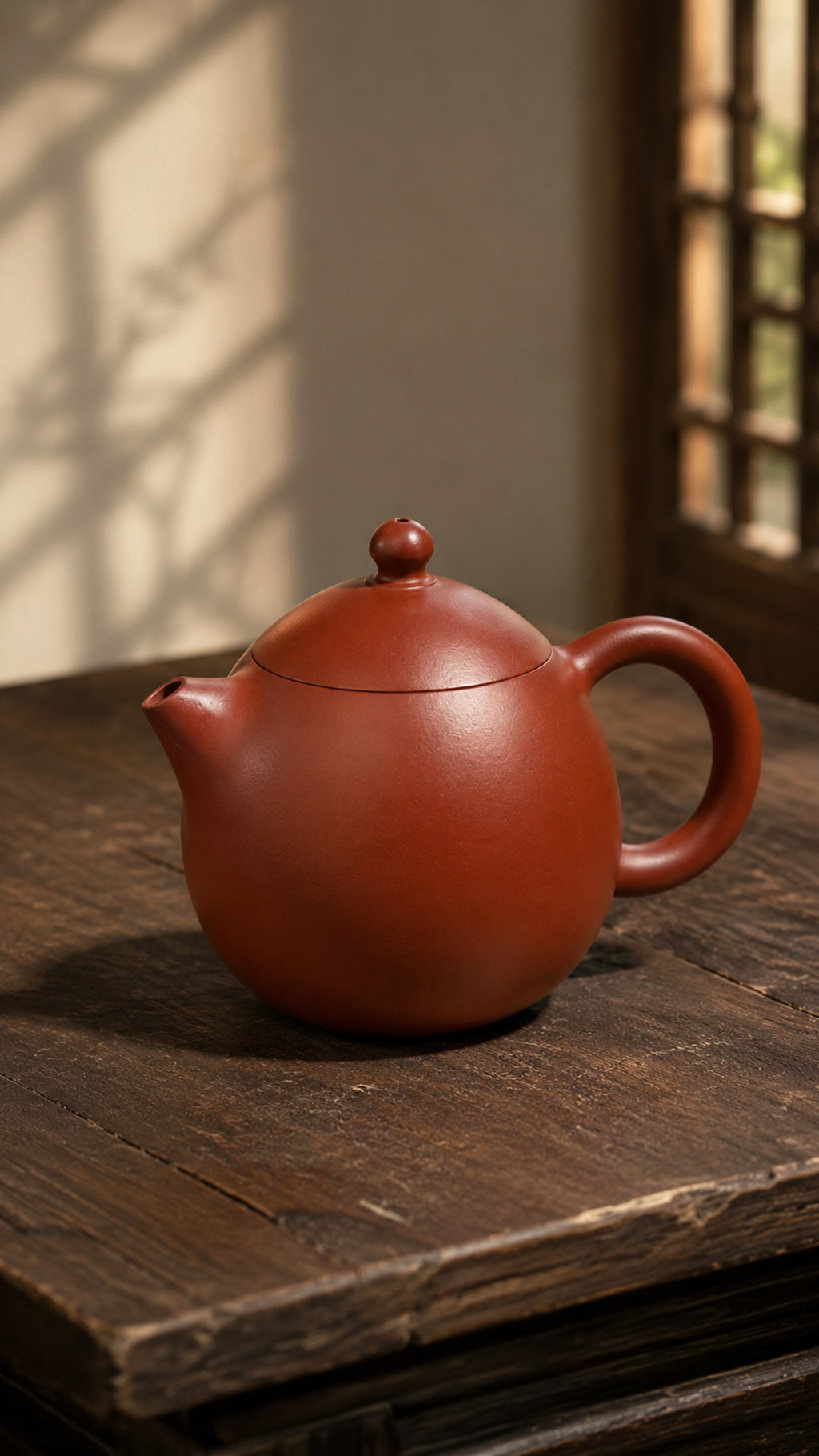 Product view 4 of 120ml Longdan zisha teapot in Dahongpao Clay, No. 218