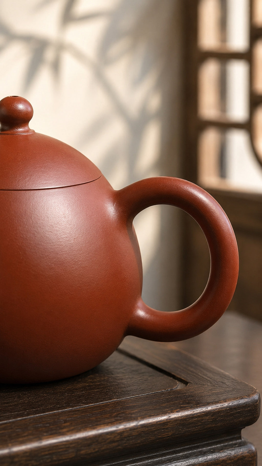 Product view 5 of 120ml Longdan zisha teapot in Dahongpao Clay, No. 218