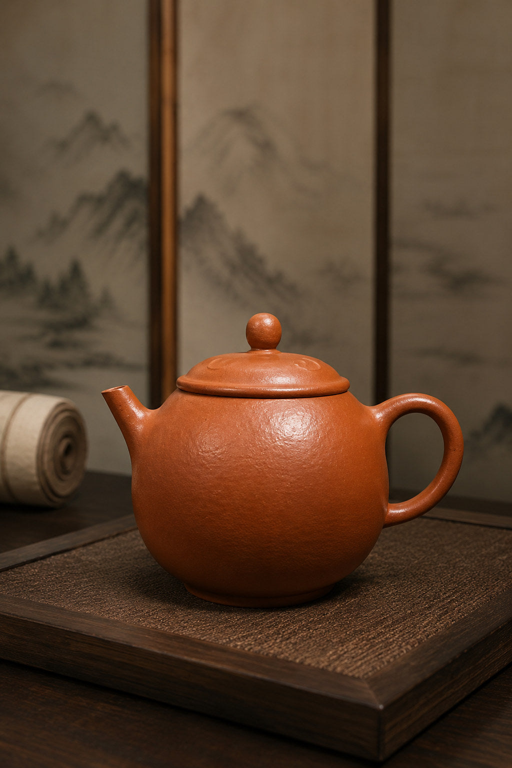 Product view 1 of 160ml Longdan zisha teapot in Jiangponi Clay, No. 104