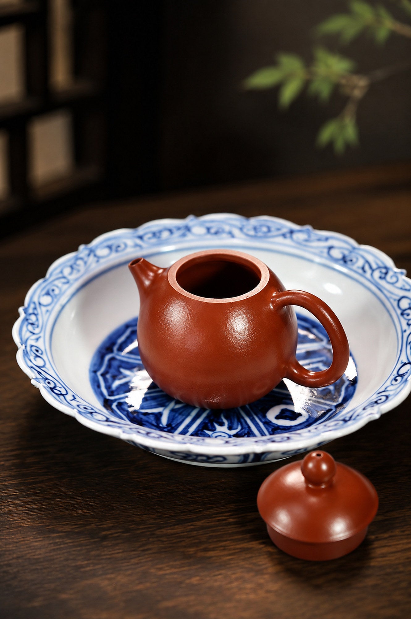 Product view 8 of 60ml Longdan zisha teapot in Zhuni Clay, No. 365