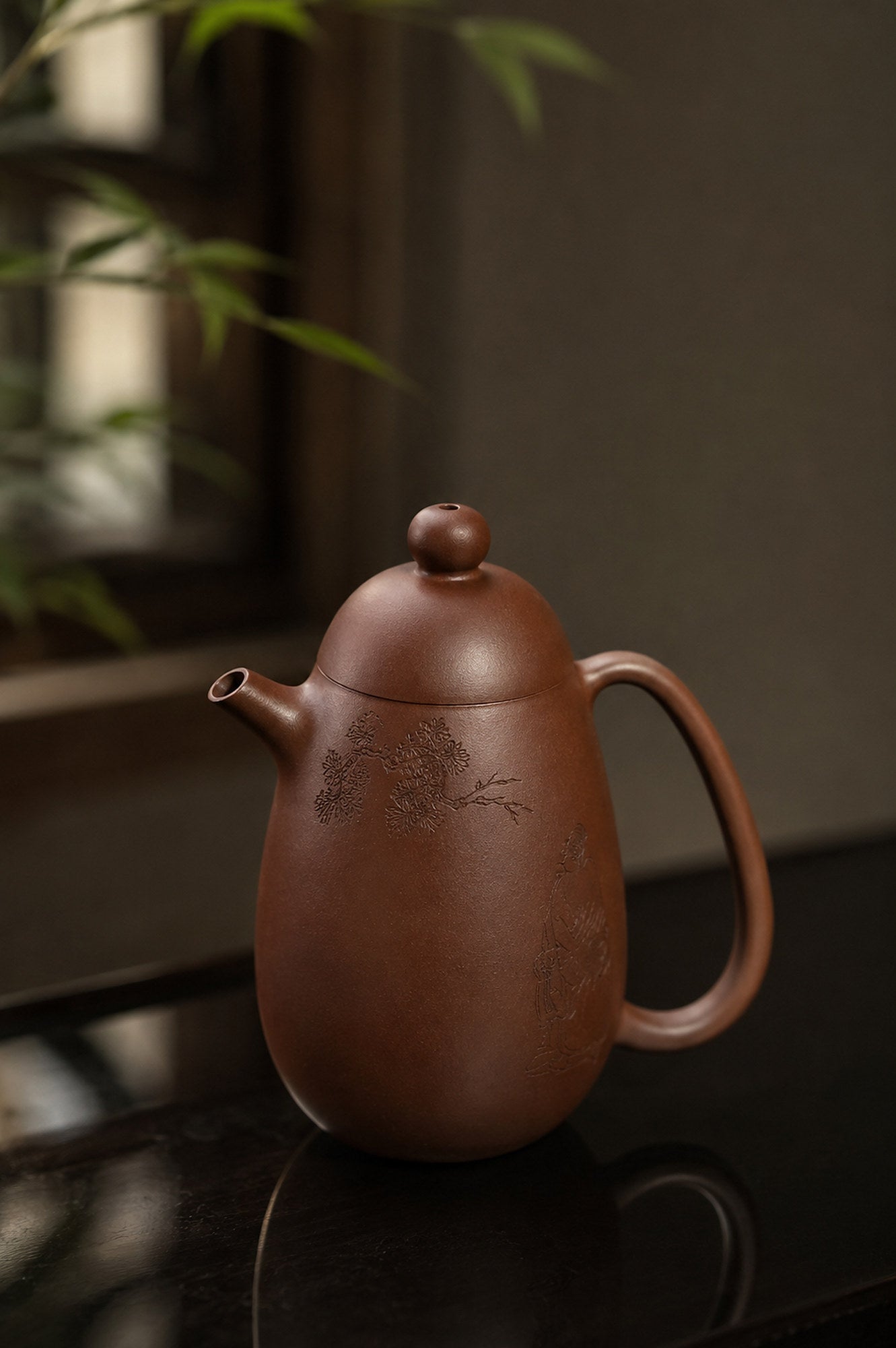 Product view 3 of 140ml Longdan zisha teapot in Zini Clay, No. 440