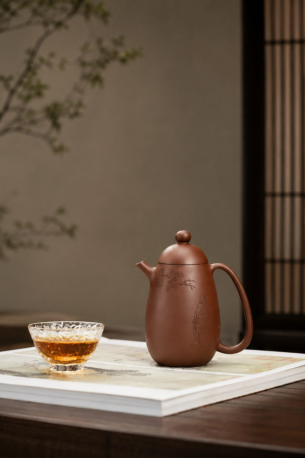 Product view 7 of 140ml Longdan zisha teapot in Zini Clay, No. 440