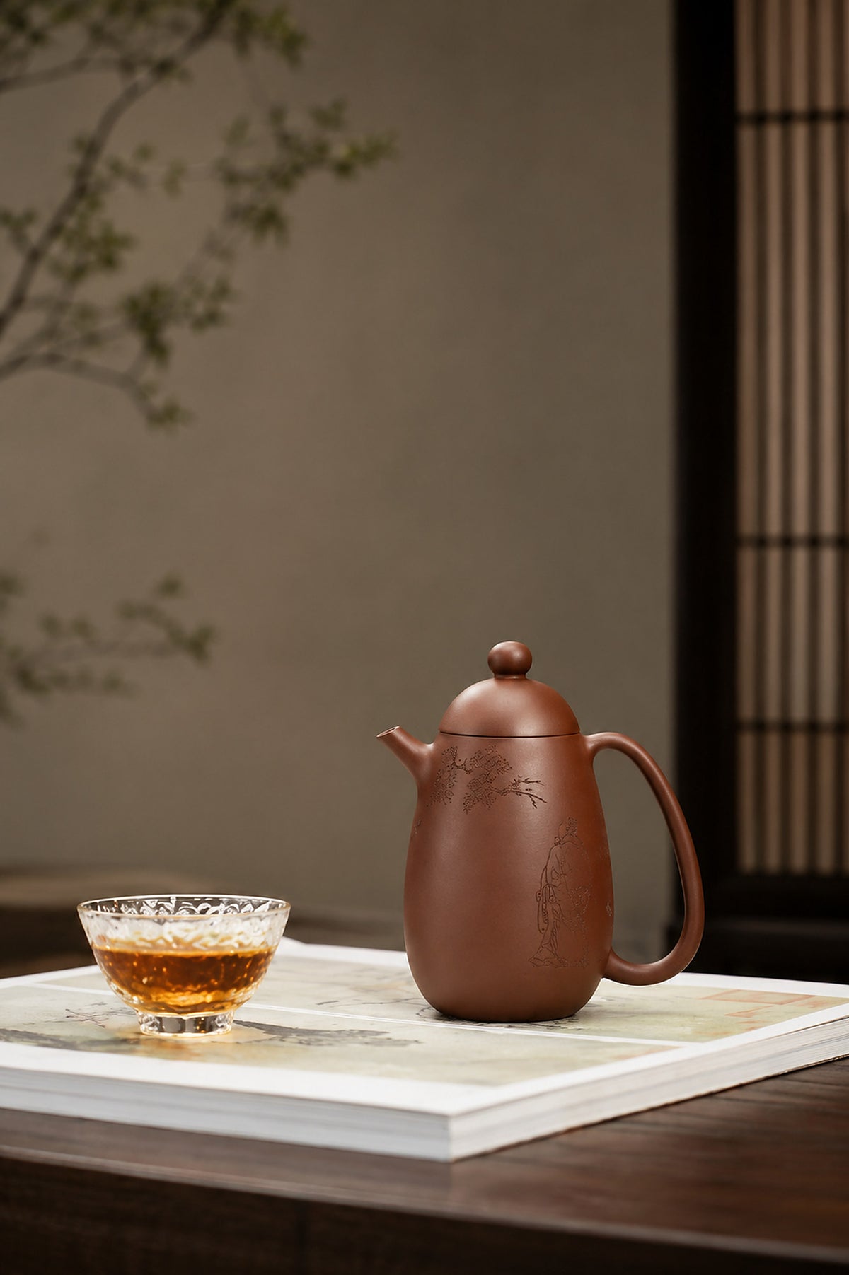 Product view 7 of 140ml Longdan zisha teapot in Zini Clay, No. 440