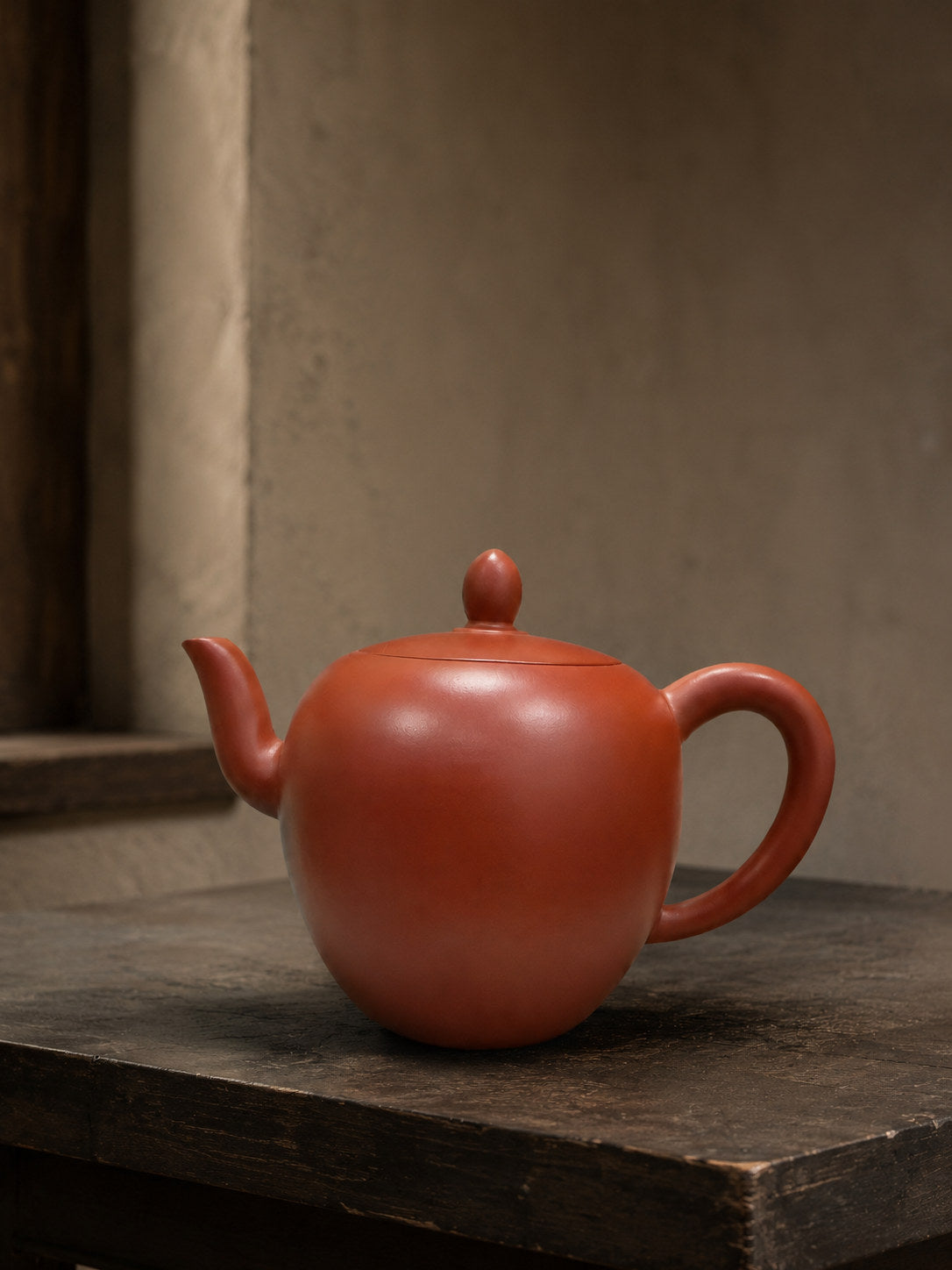Product view 1 of 120ml Mei Ren Jian zisha teapot in Dahongpao Clay, No. 085