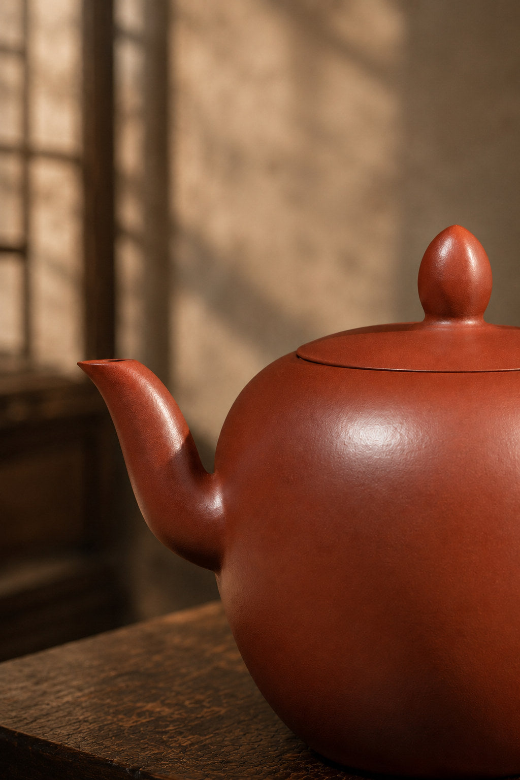 Product view 3 of 120ml Mei Ren Jian zisha teapot in Dahongpao Clay, No. 085