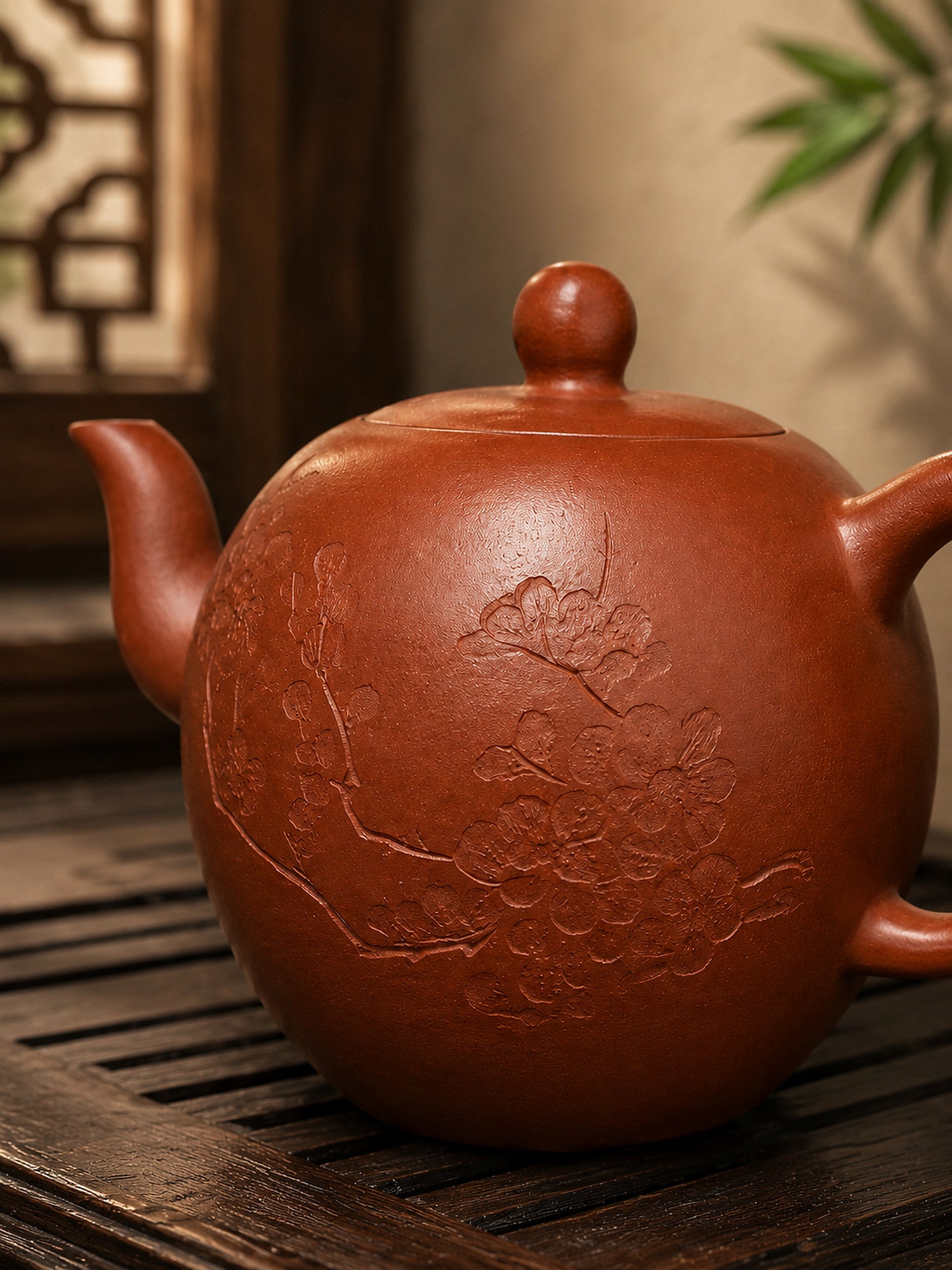Product view 3 of 90ml Mei Ren Jian zisha teapot in Zhuni Clay, No. 038
