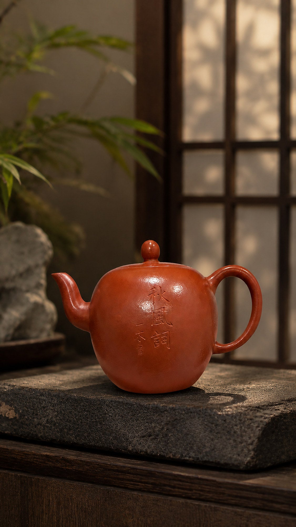 Product view 1 of 90ml Mei Ren Jian zisha teapot in Zhuni Clay, No. 039