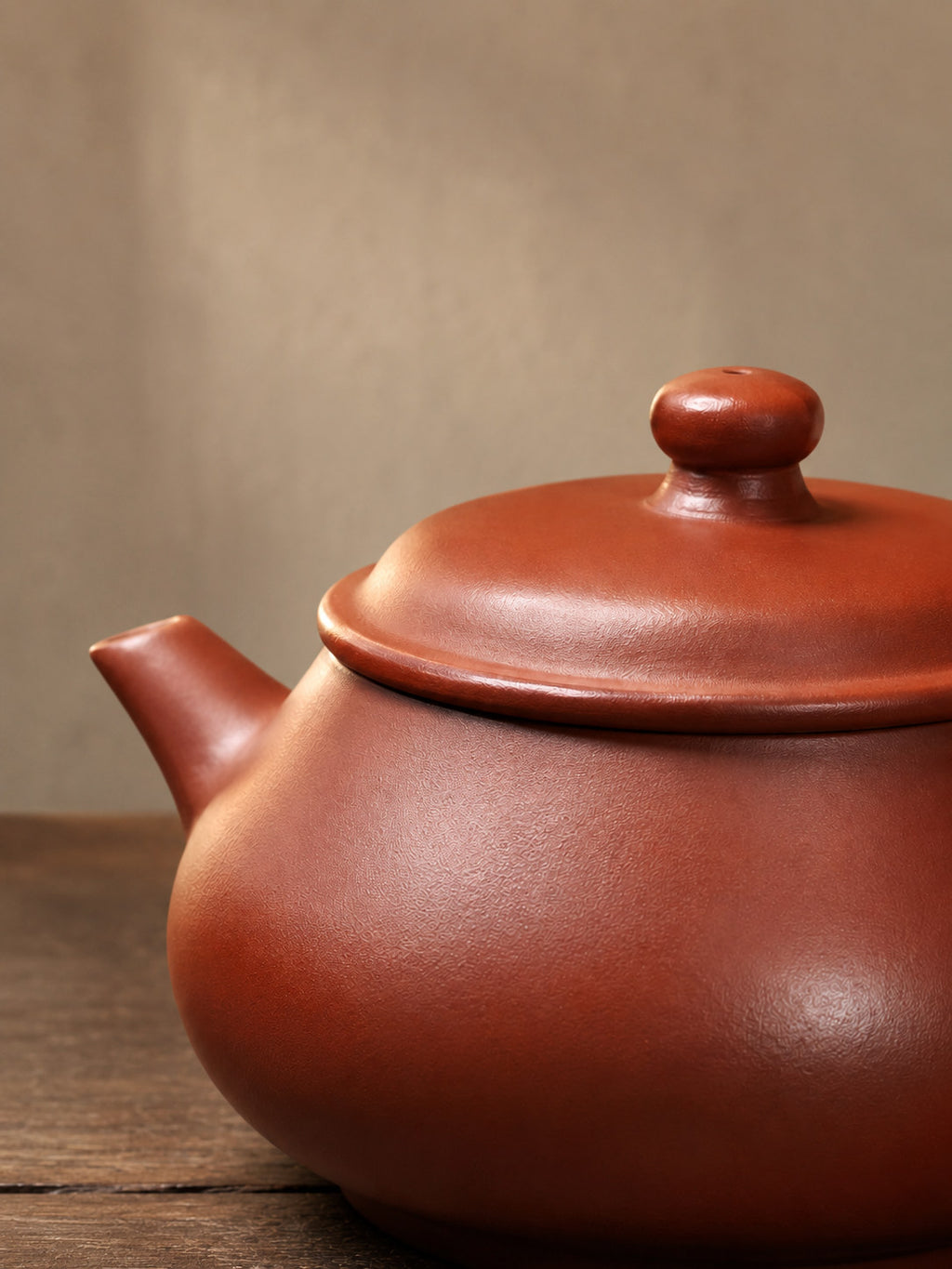 Product view 3 of 160ml Ming Lu zisha teapot in Dahongpao Clay, No. 082