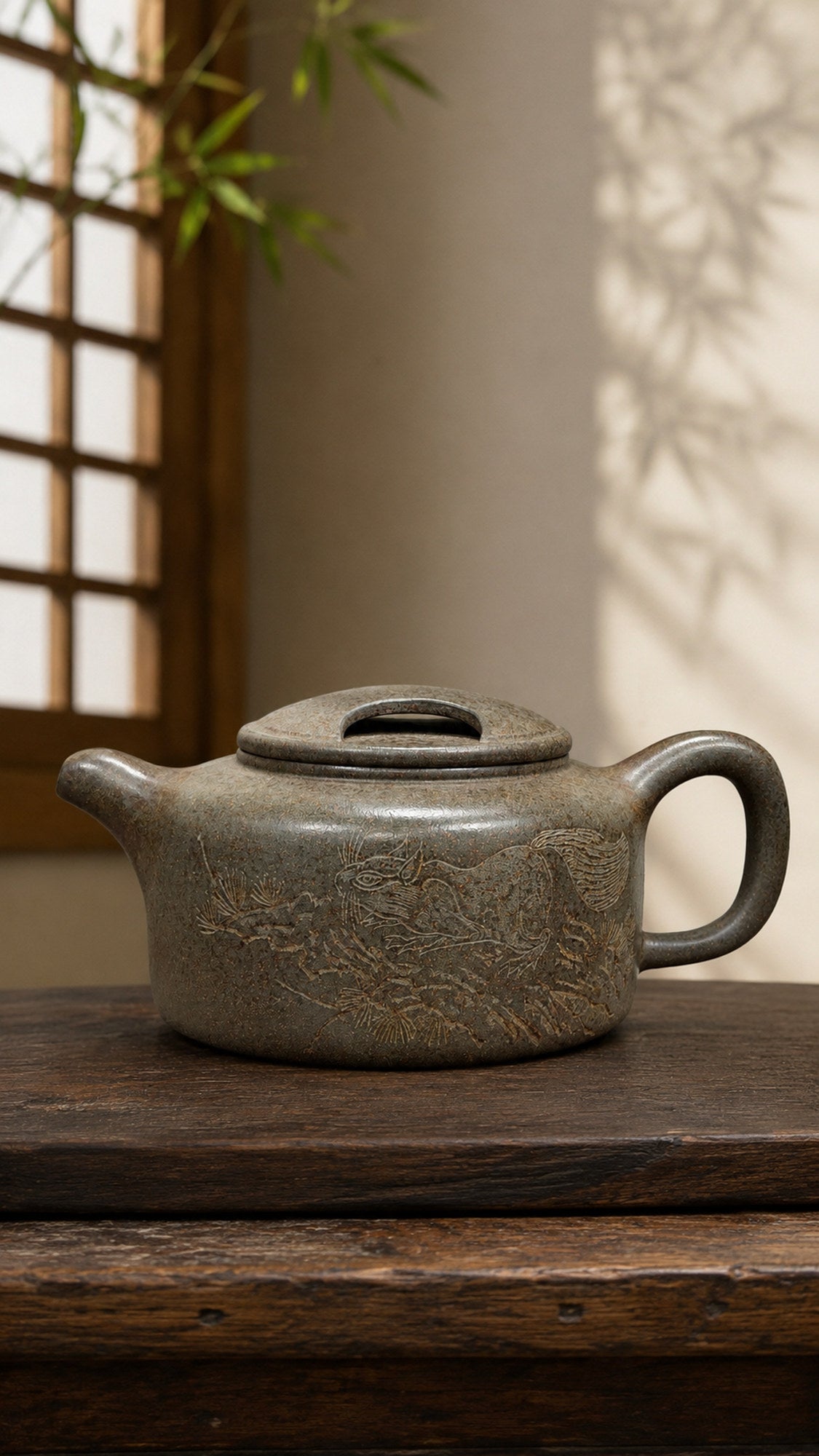 Product view 1 of 280ml Niu Gai Lian Zi zisha teapot in Xiekeqing Clay, No. 206