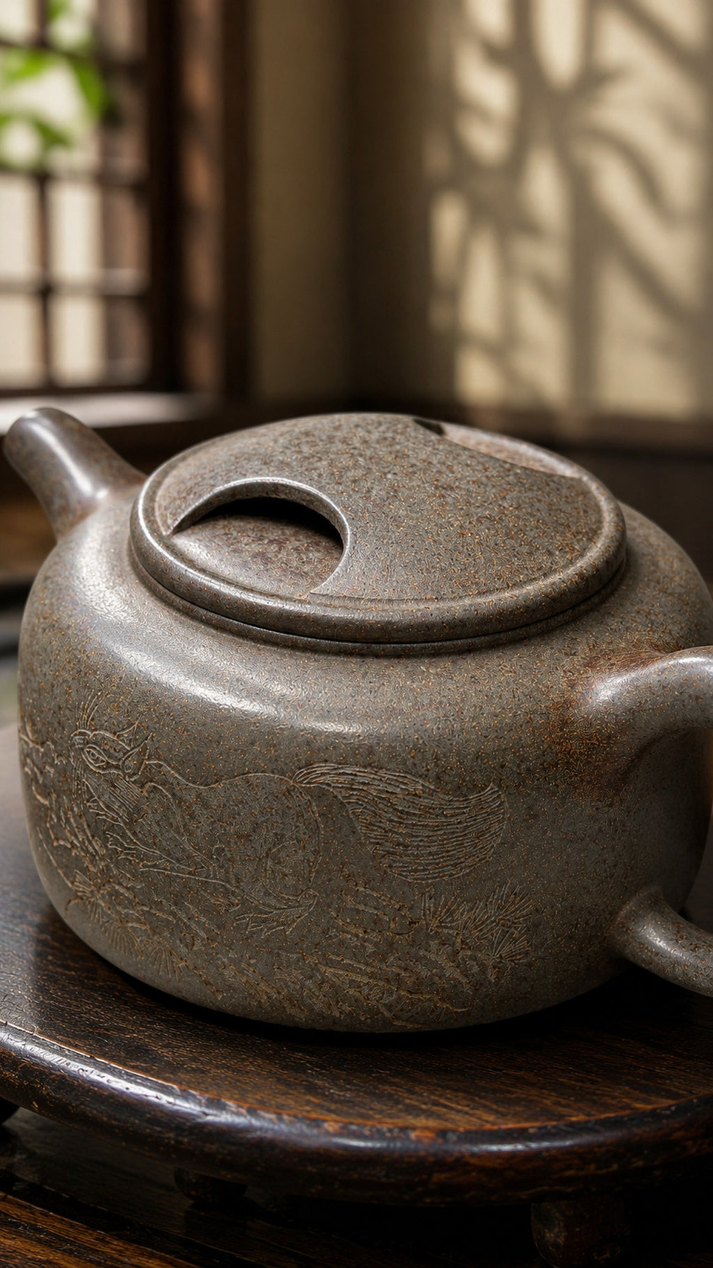 Product view 3 of 280ml Niu Gai Lian Zi zisha teapot in Xiekeqing Clay, No. 206