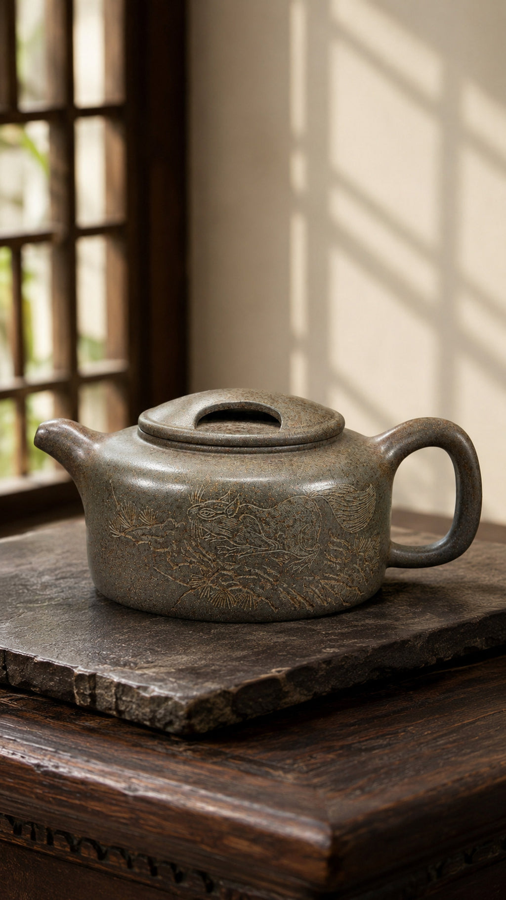 Product view 4 of 280ml Niu Gai Lian Zi zisha teapot in Xiekeqing Clay, No. 206