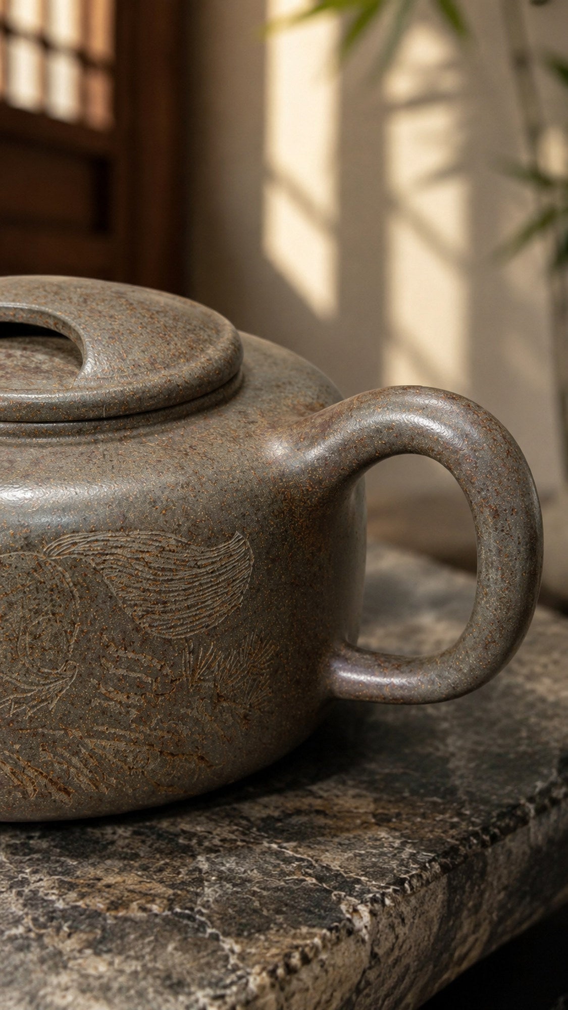 Product view 5 of 280ml Niu Gai Lian Zi zisha teapot in Xiekeqing Clay, No. 206