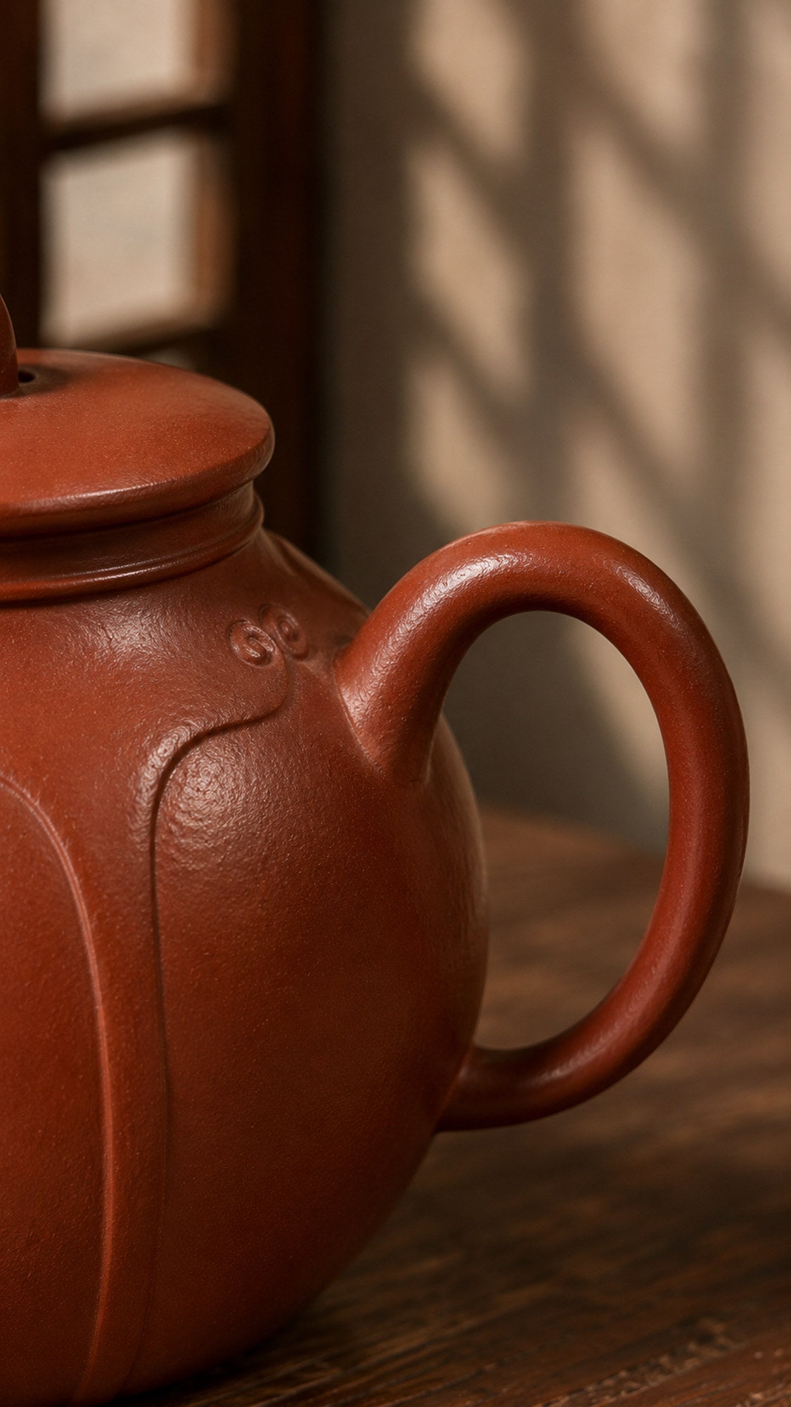 Product view 5 of 160ml Palace Lantern zisha teapot in Dahongpao Clay, No. 211
