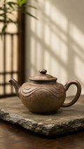 Product view 1 of 200ml Palace Lantern zisha teapot in Xiekeqing Clay, No. 196
