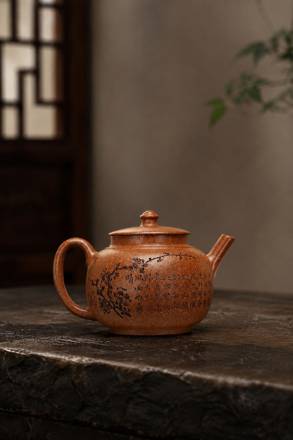 Product view 7 of 120ml Palace Lantern zisha teapot in Yellow Jiangponi Clay, No. 405