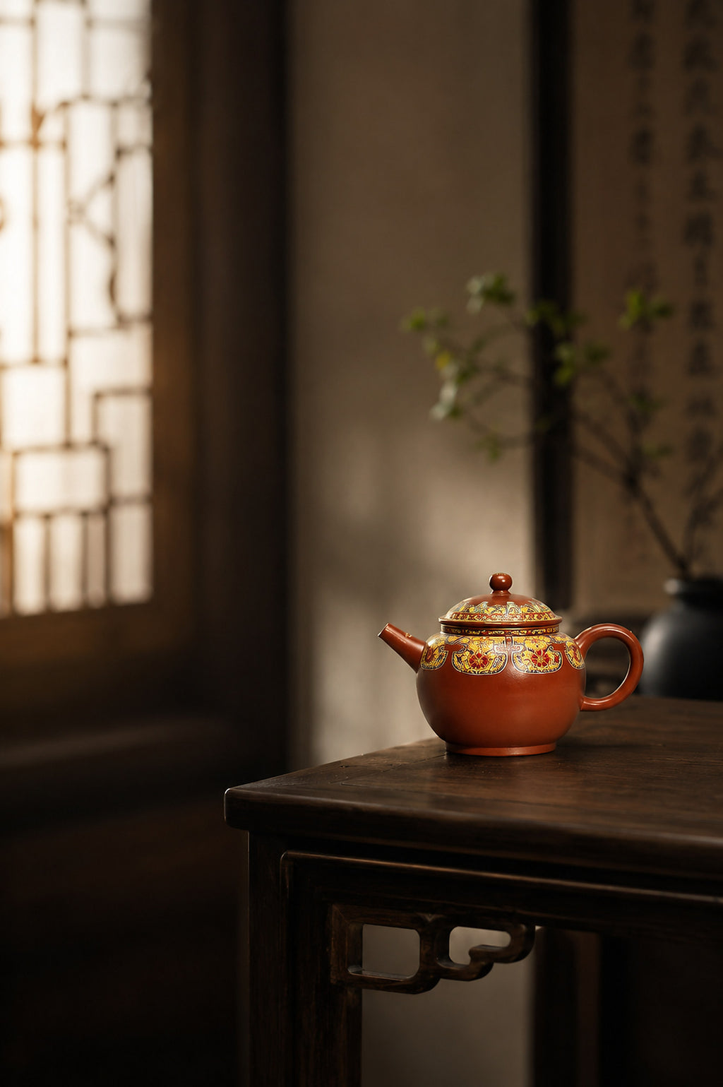Product view 6 of 100ml Palace Lantern zisha teapot in Zhuni Clay, No. 236