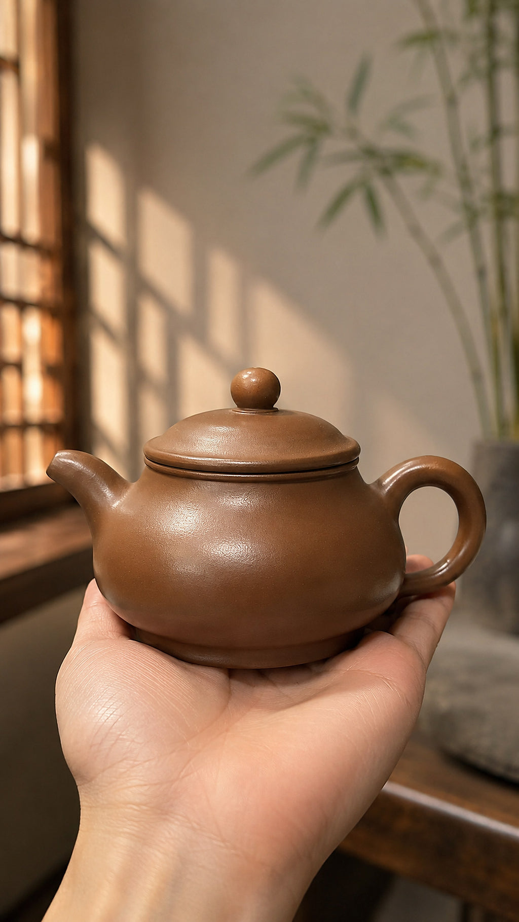 Product view 2 of 170ml Pan Hu zisha teapot in Chijin Zini Clay, No. 160