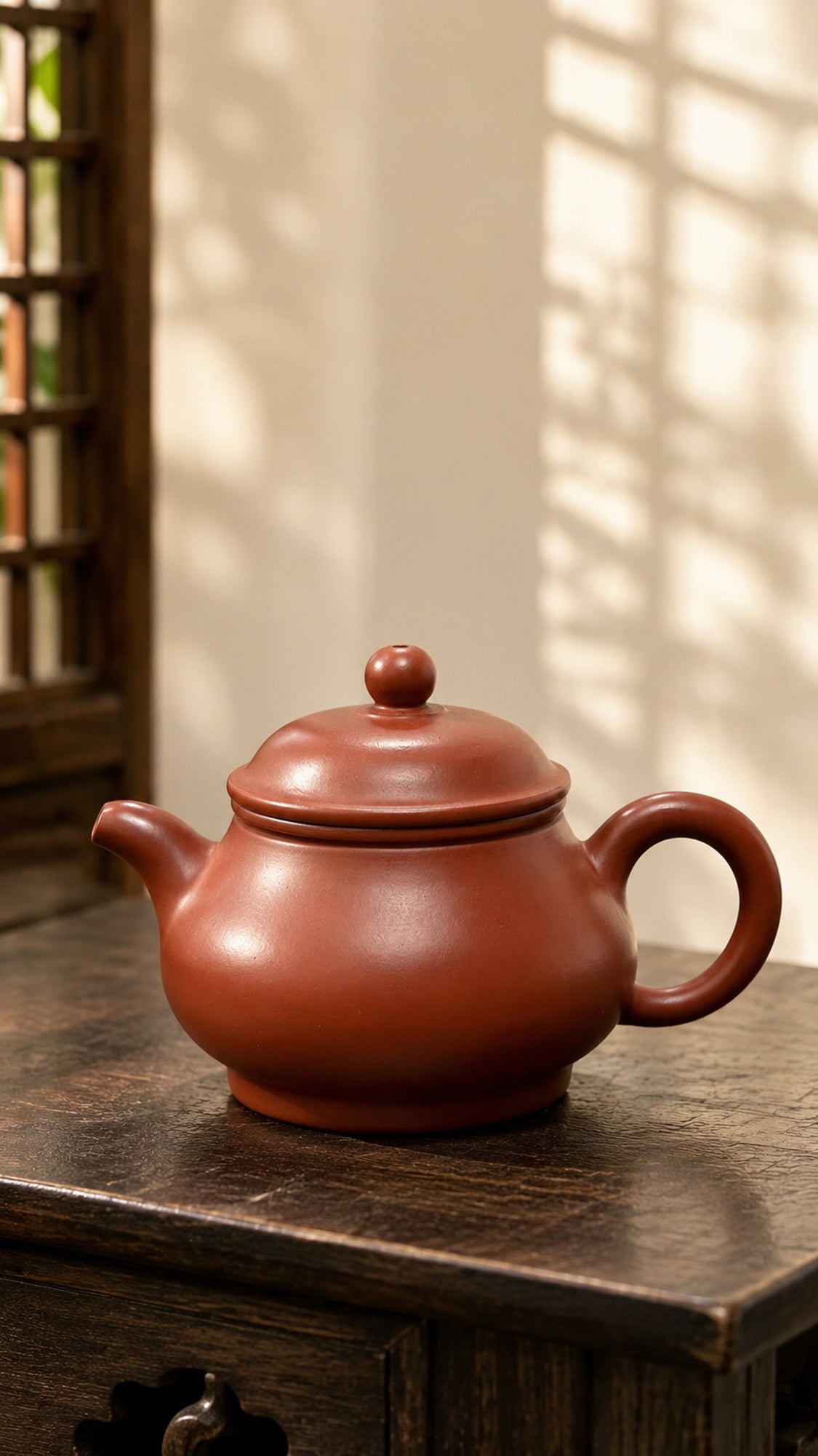 Product view 1 of 150ml Pan Hu zisha teapot in Dahongpao Clay, No. 158