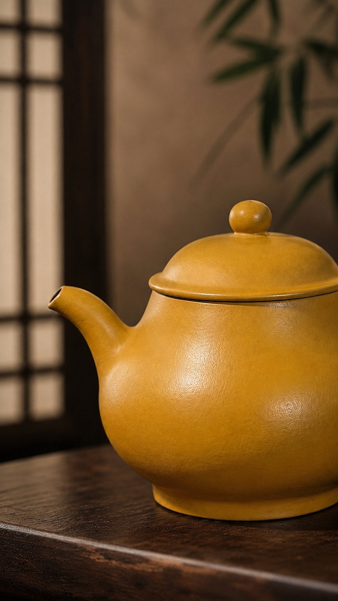 Product view 3 of 180ml Pan Hu zisha teapot in Golden Zhuni Clay, No. 029