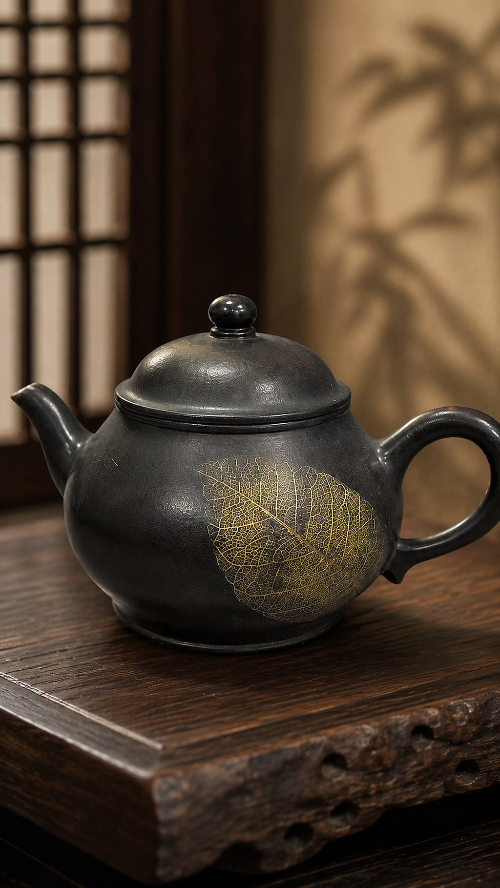 Product view 3 of 110ml Pan Hu zisha teapot in Reduction-Fired Zhuni Clay, No. 048