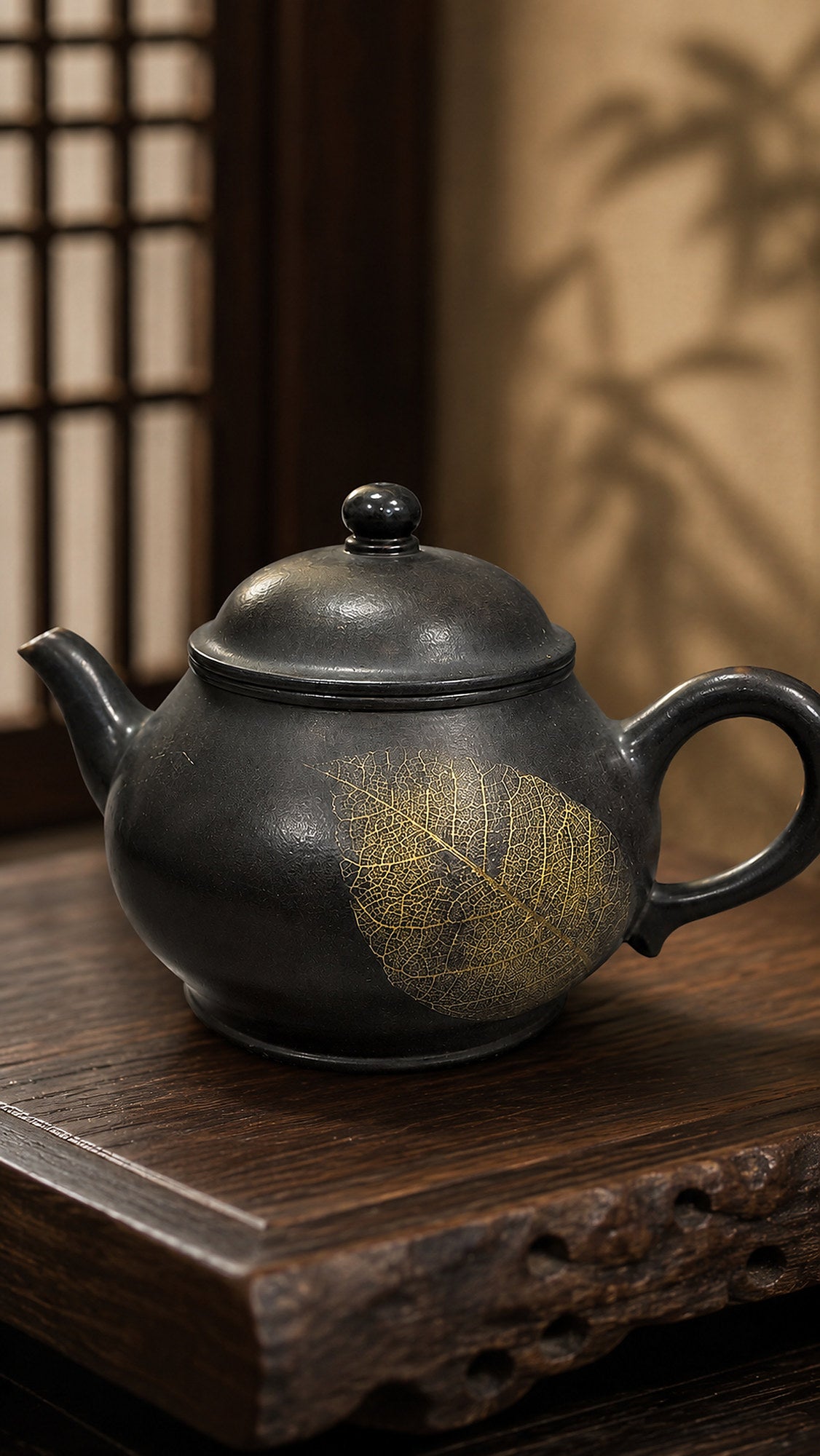 Product view 3 of 110ml Pan Hu zisha teapot in Reduction-Fired Zhuni Clay, No. 048