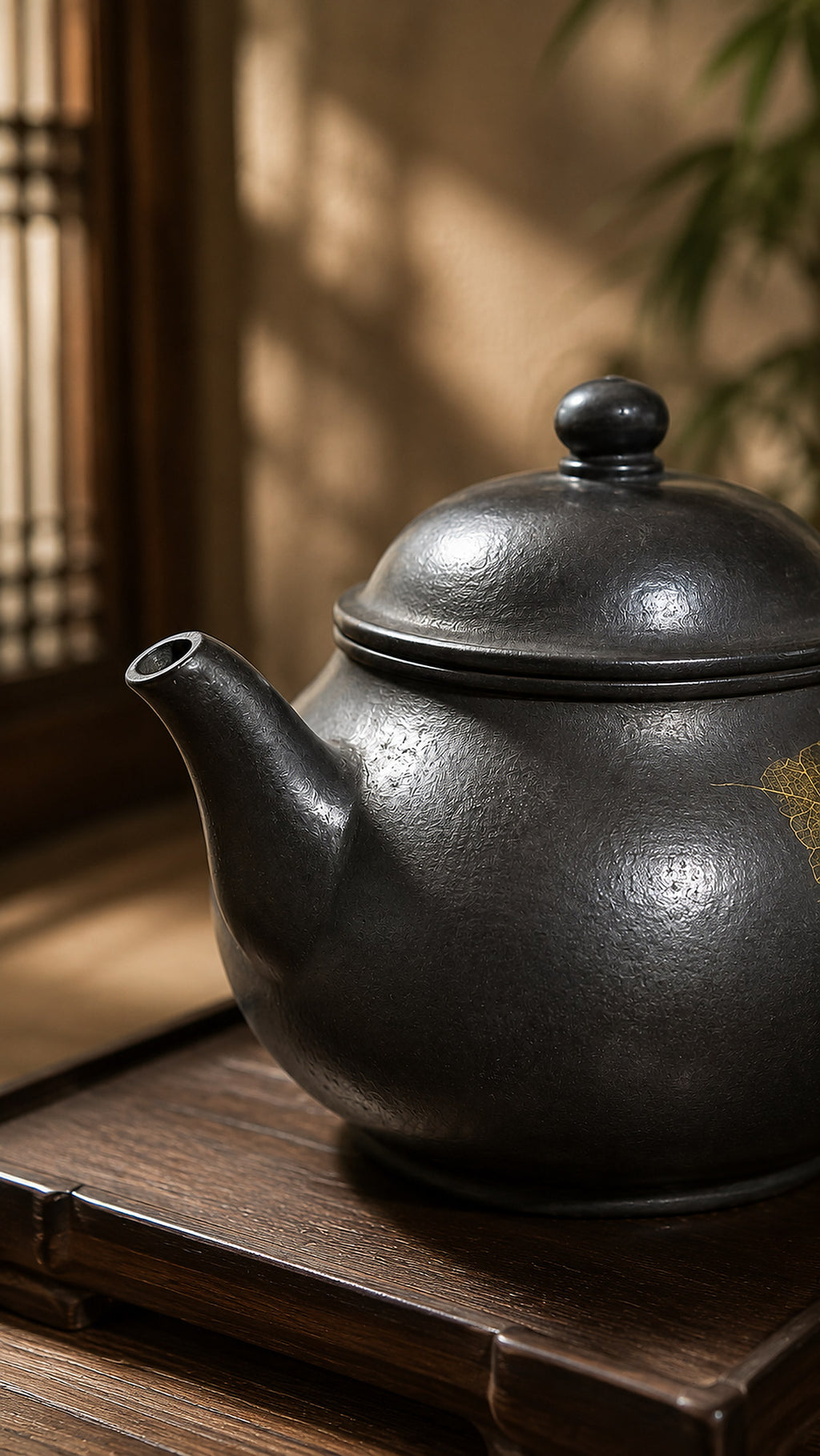 Product view 5 of 110ml Pan Hu zisha teapot in Reduction-Fired Zhuni Clay, No. 048