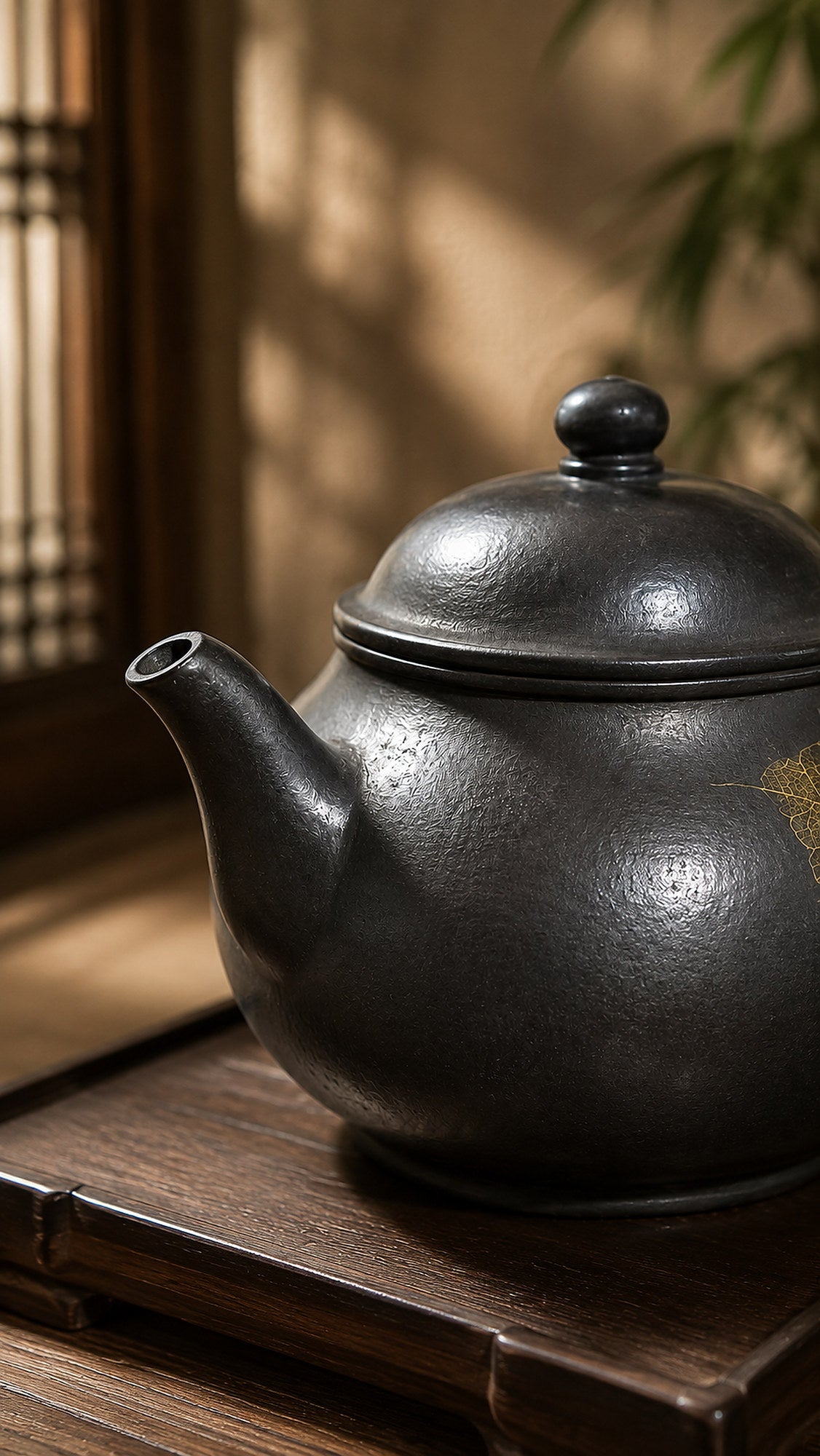 Product view 5 of 110ml Pan Hu zisha teapot in Reduction-Fired Zhuni Clay, No. 048