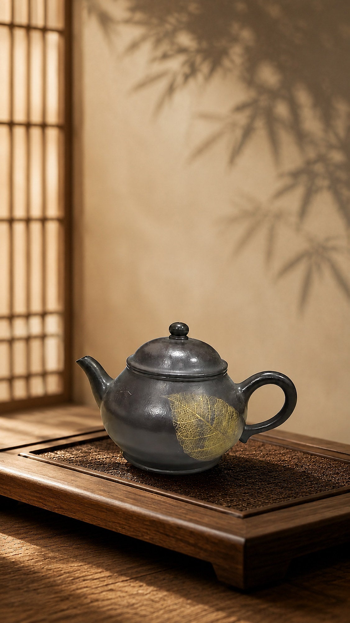 Product view 9 of 110ml Pan Hu zisha teapot in Reduction-Fired Zhuni Clay, No. 048