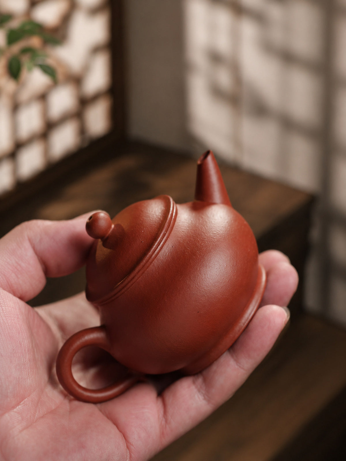 Product view 9 of 100ml Pan Hu zisha teapot in Zhuni Clay, No. 329